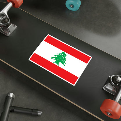 Flag of Lebanon STICKER Vinyl Die-Cut Decal-The Sticker Space