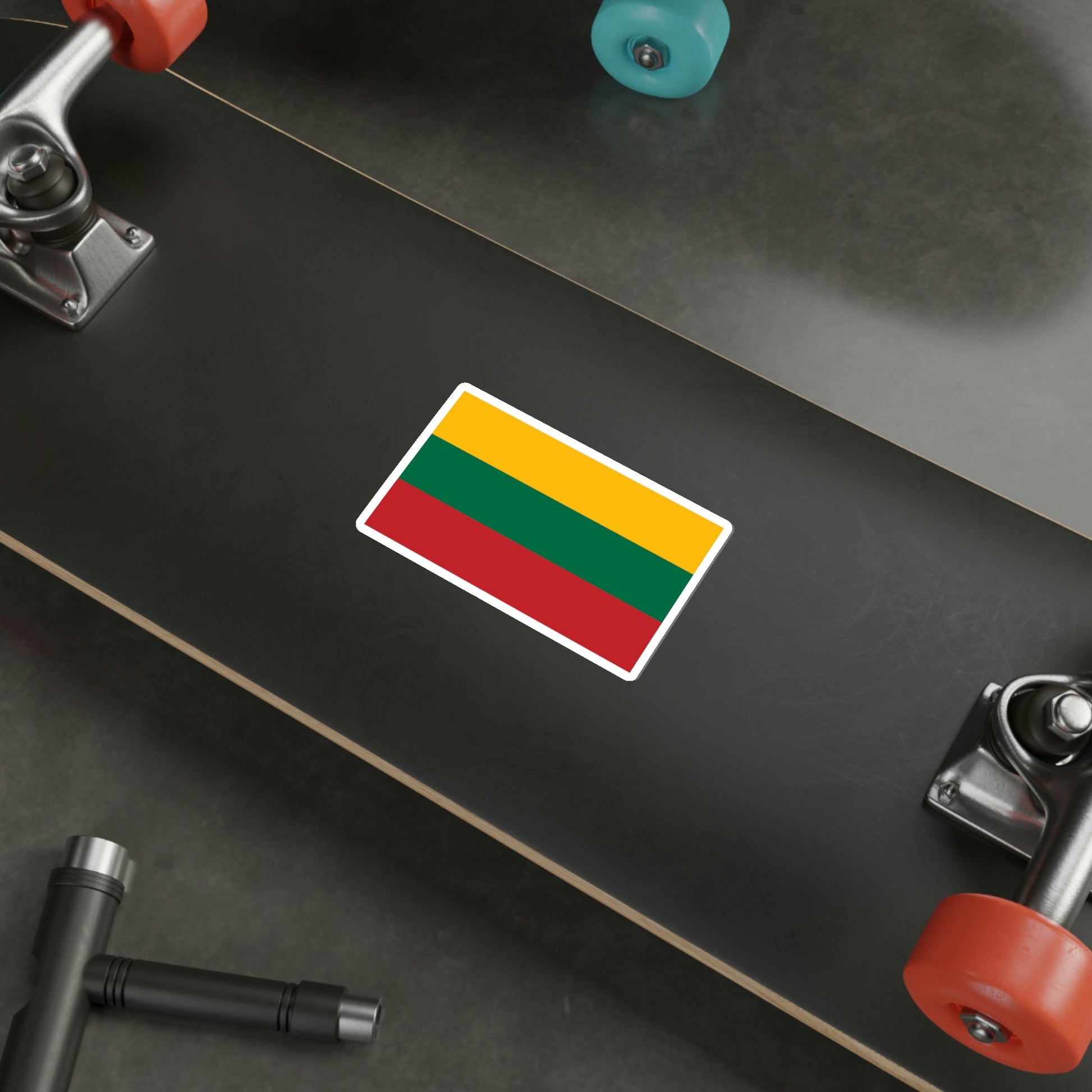 Flag of Lithuania STICKER Vinyl Die-Cut Decal-The Sticker Space