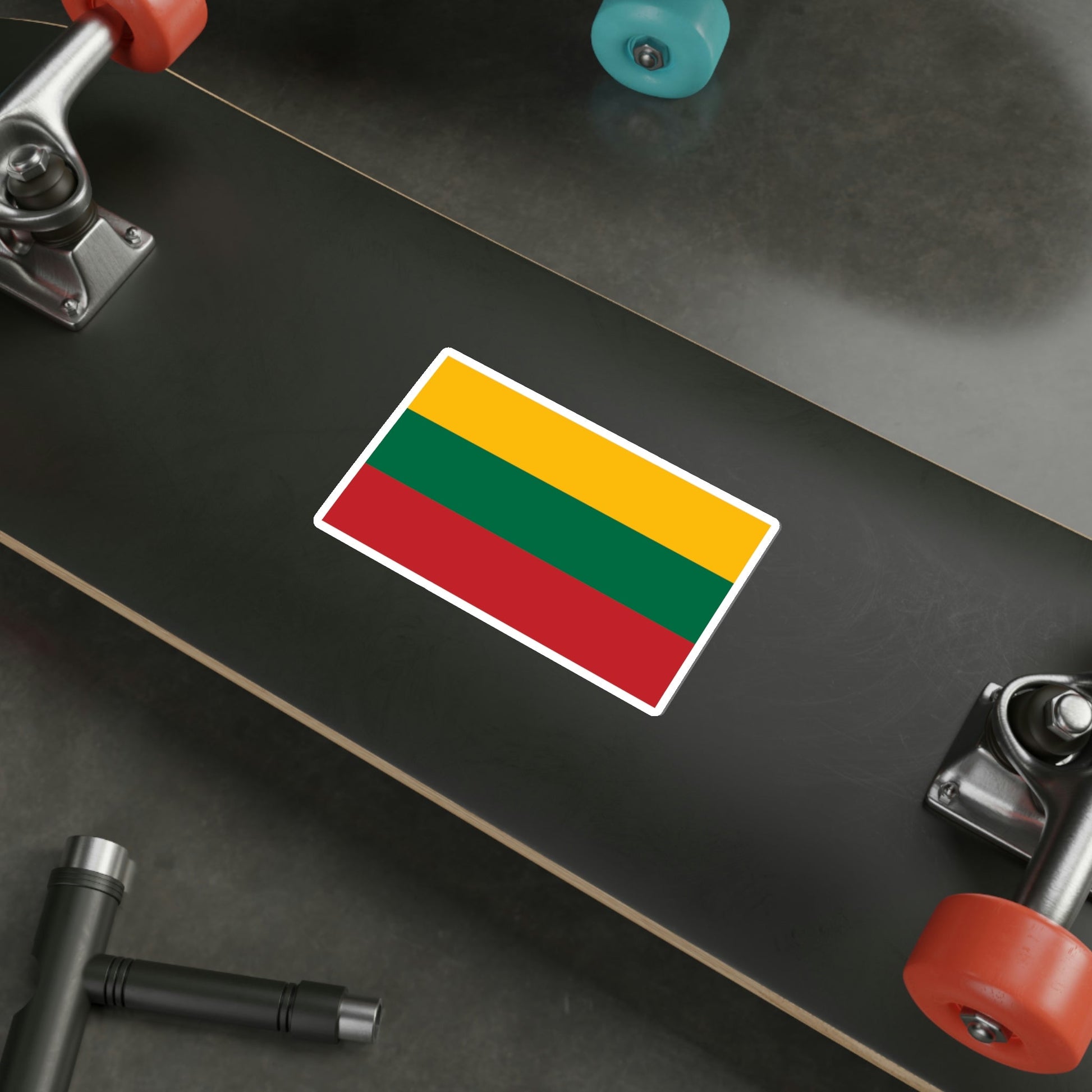 Flag of Lithuania STICKER Vinyl Die-Cut Decal-The Sticker Space