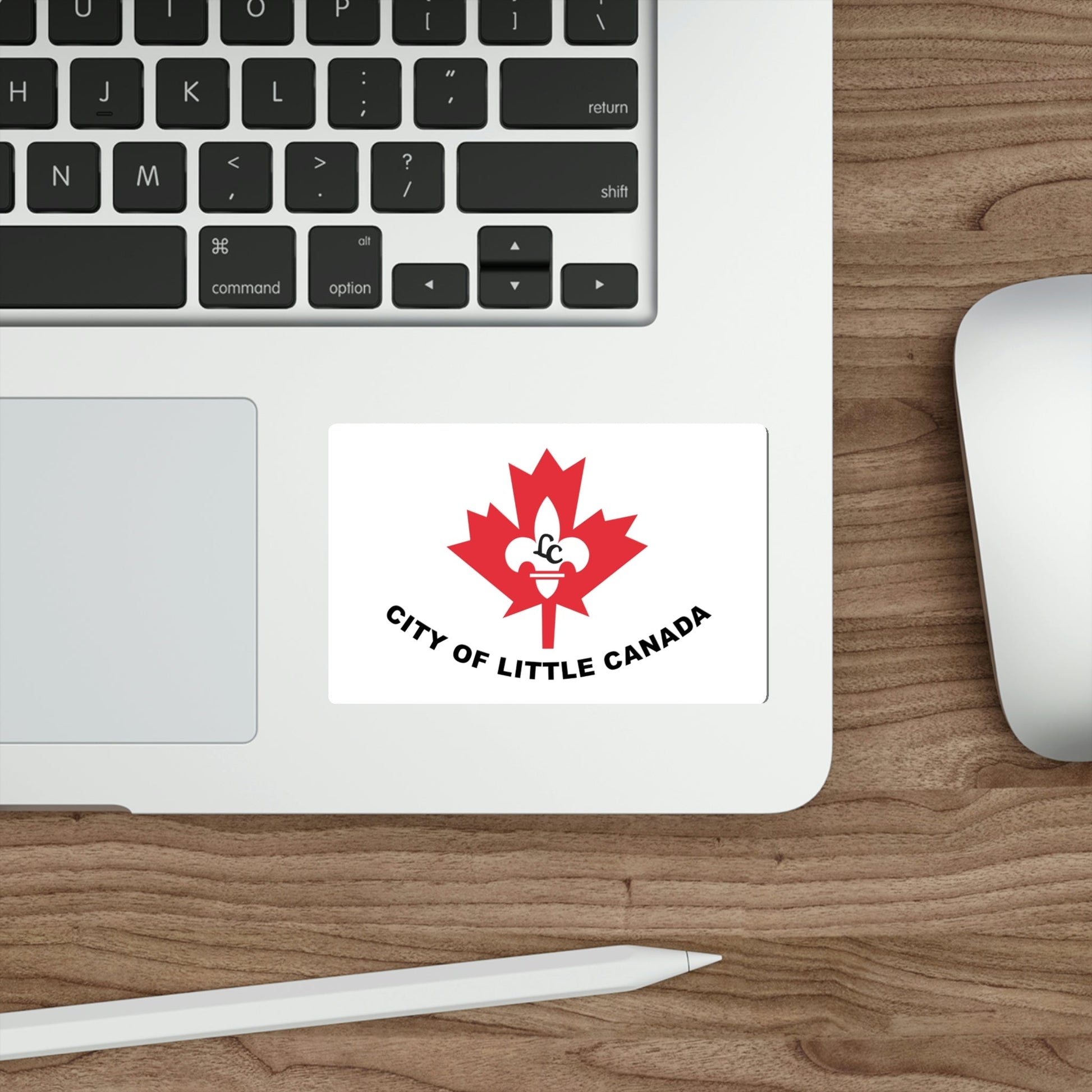 Flag of Little Canada Minnesota USA STICKER Vinyl Die-Cut Decal-The Sticker Space