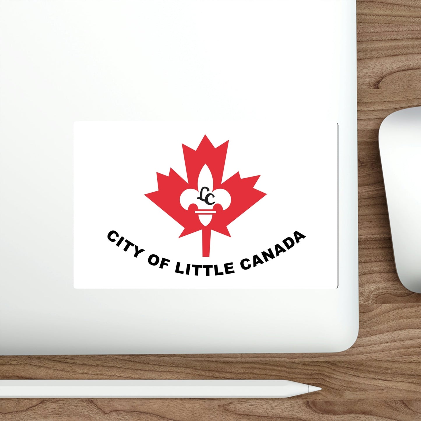 Flag of Little Canada Minnesota USA STICKER Vinyl Die-Cut Decal-The Sticker Space