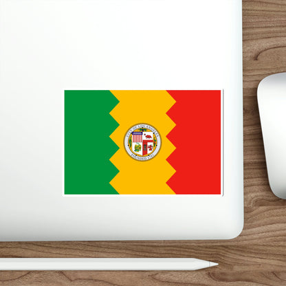 Flag of Los Angeles California USA STICKER Vinyl Die-Cut Decal-The Sticker Space