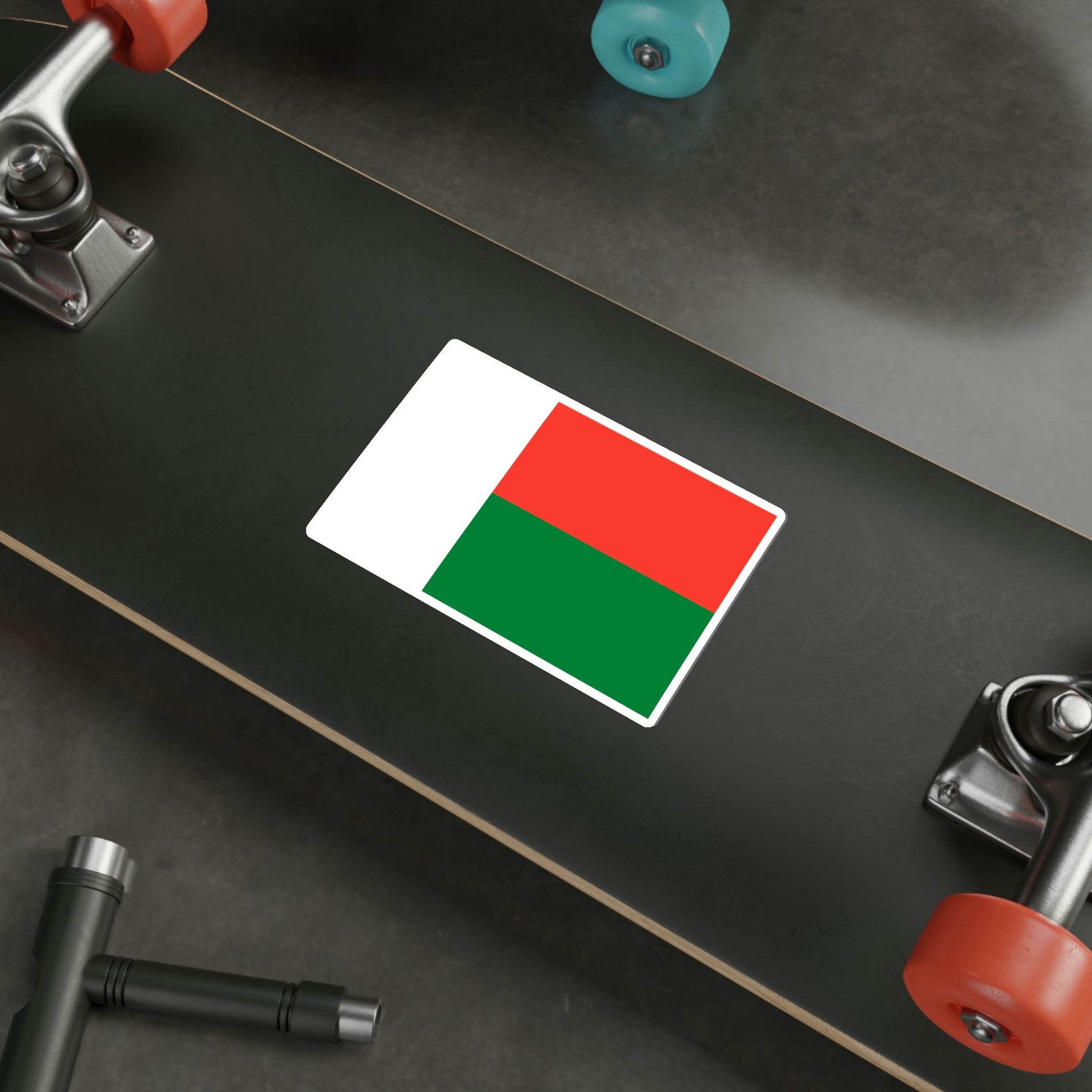 Flag of Madagascar STICKER Vinyl Die-Cut Decal-The Sticker Space