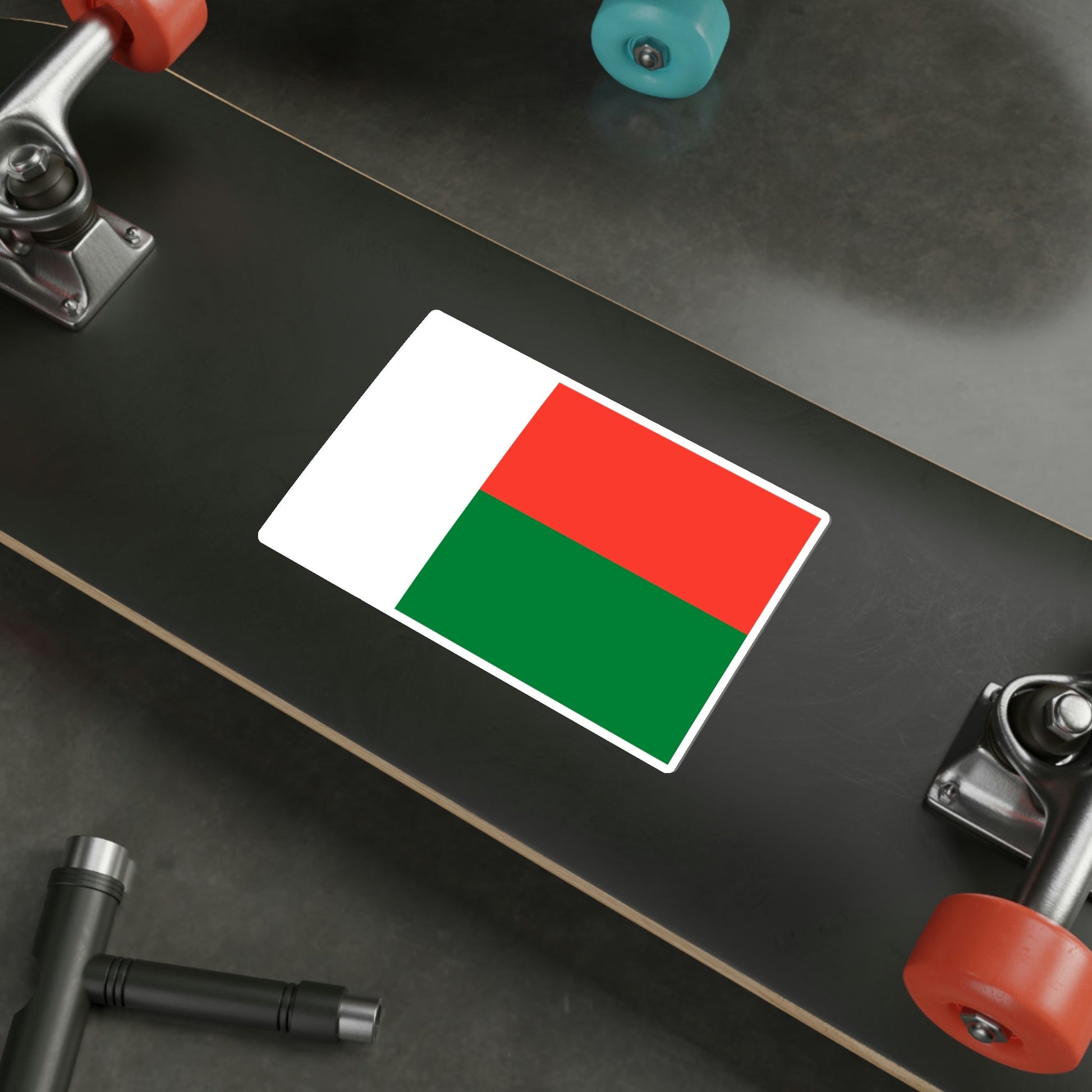 Flag of Madagascar STICKER Vinyl Die-Cut Decal-The Sticker Space