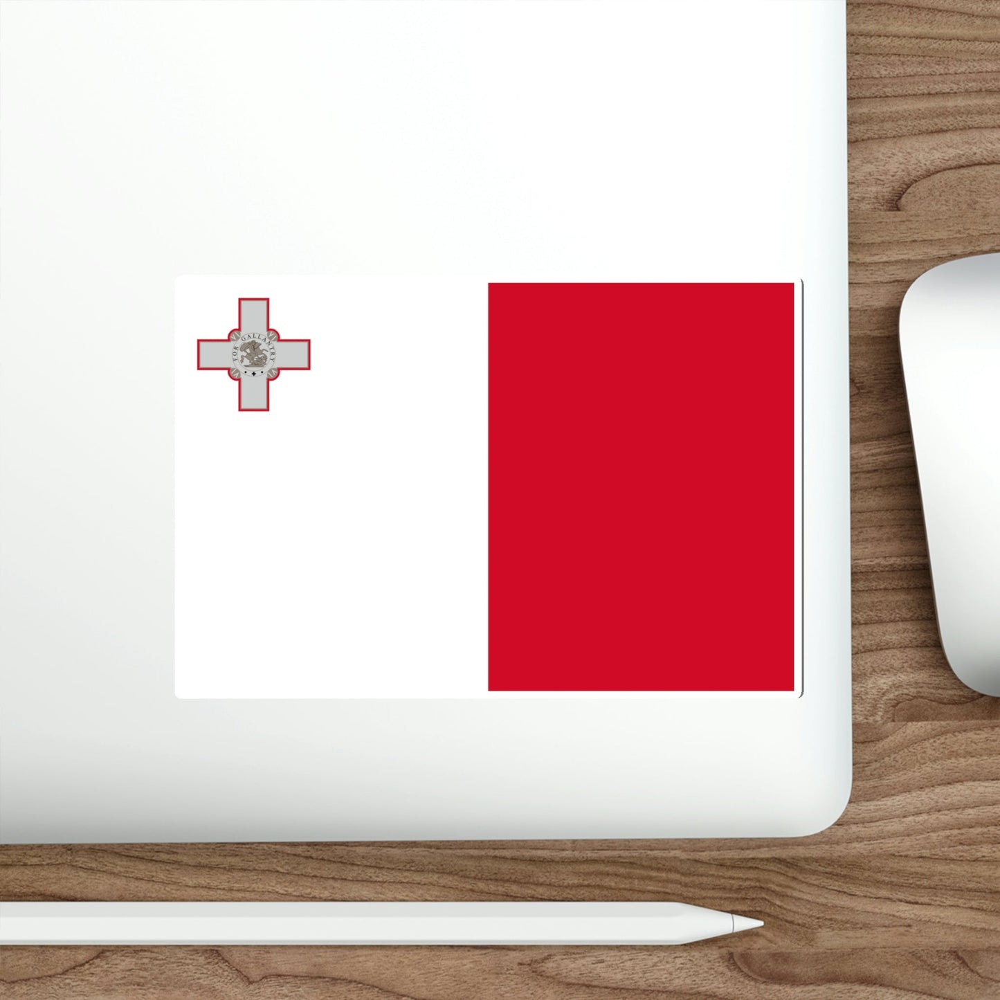 Flag of Malta STICKER Vinyl Die-Cut Decal-The Sticker Space