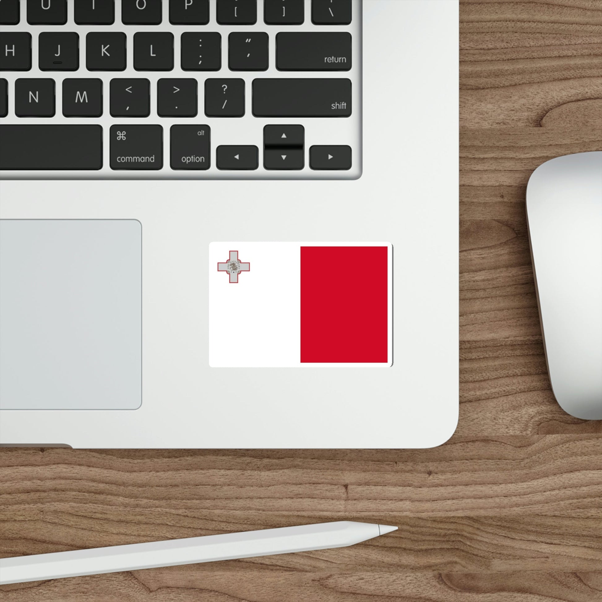 Flag of Malta STICKER Vinyl Die-Cut Decal-The Sticker Space