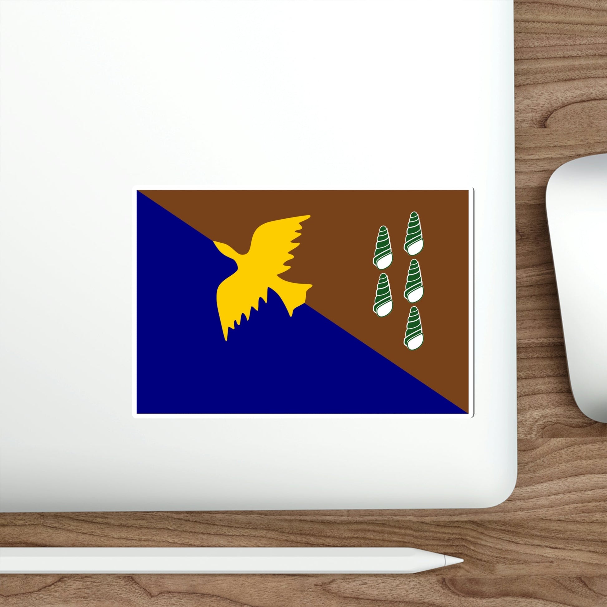 Flag of Manus Papa New Guinea STICKER Vinyl Die-Cut Decal-The Sticker Space