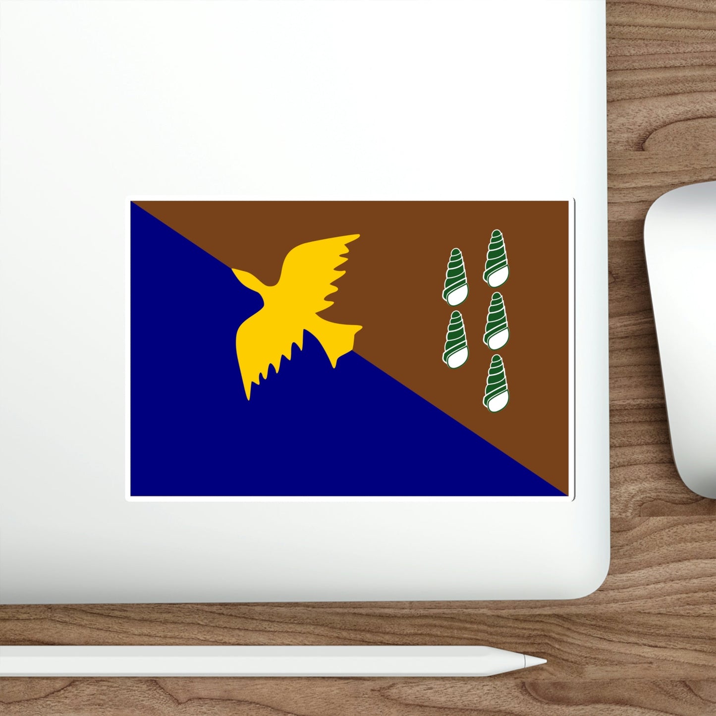 Flag of Manus Papa New Guinea STICKER Vinyl Die-Cut Decal-The Sticker Space