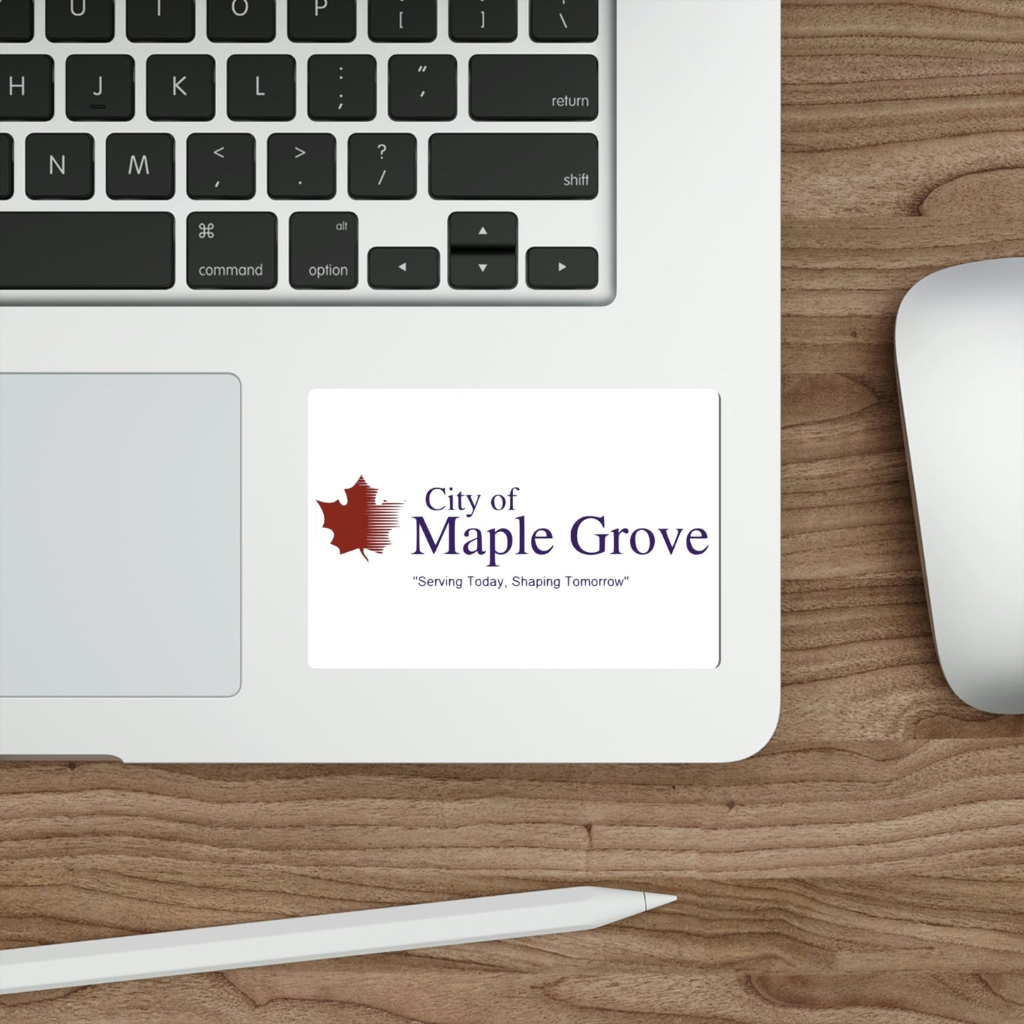 Flag of Maple Grove Minnesota USA STICKER Vinyl Die-Cut Decal-The Sticker Space