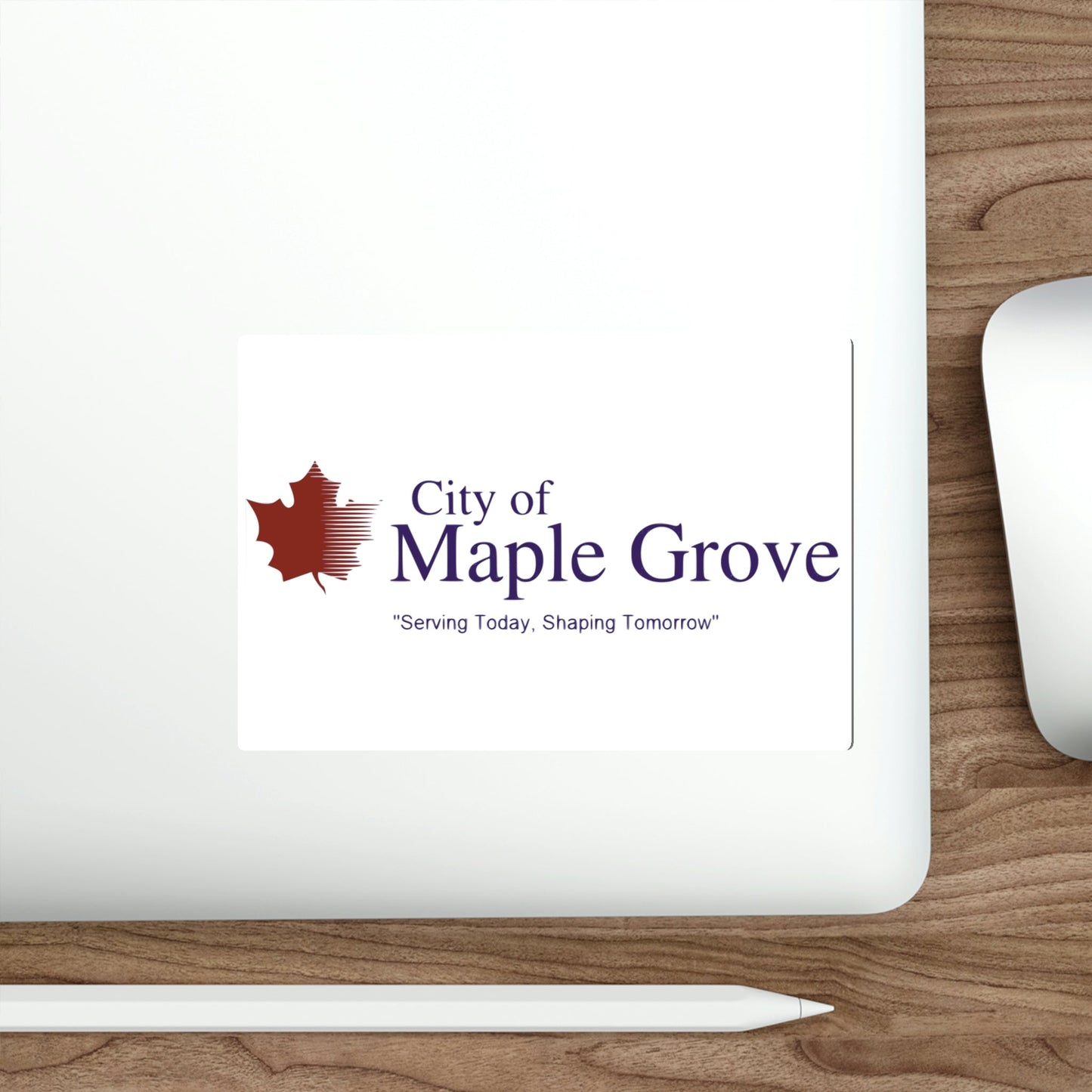 Flag of Maple Grove Minnesota USA STICKER Vinyl Die-Cut Decal-The Sticker Space