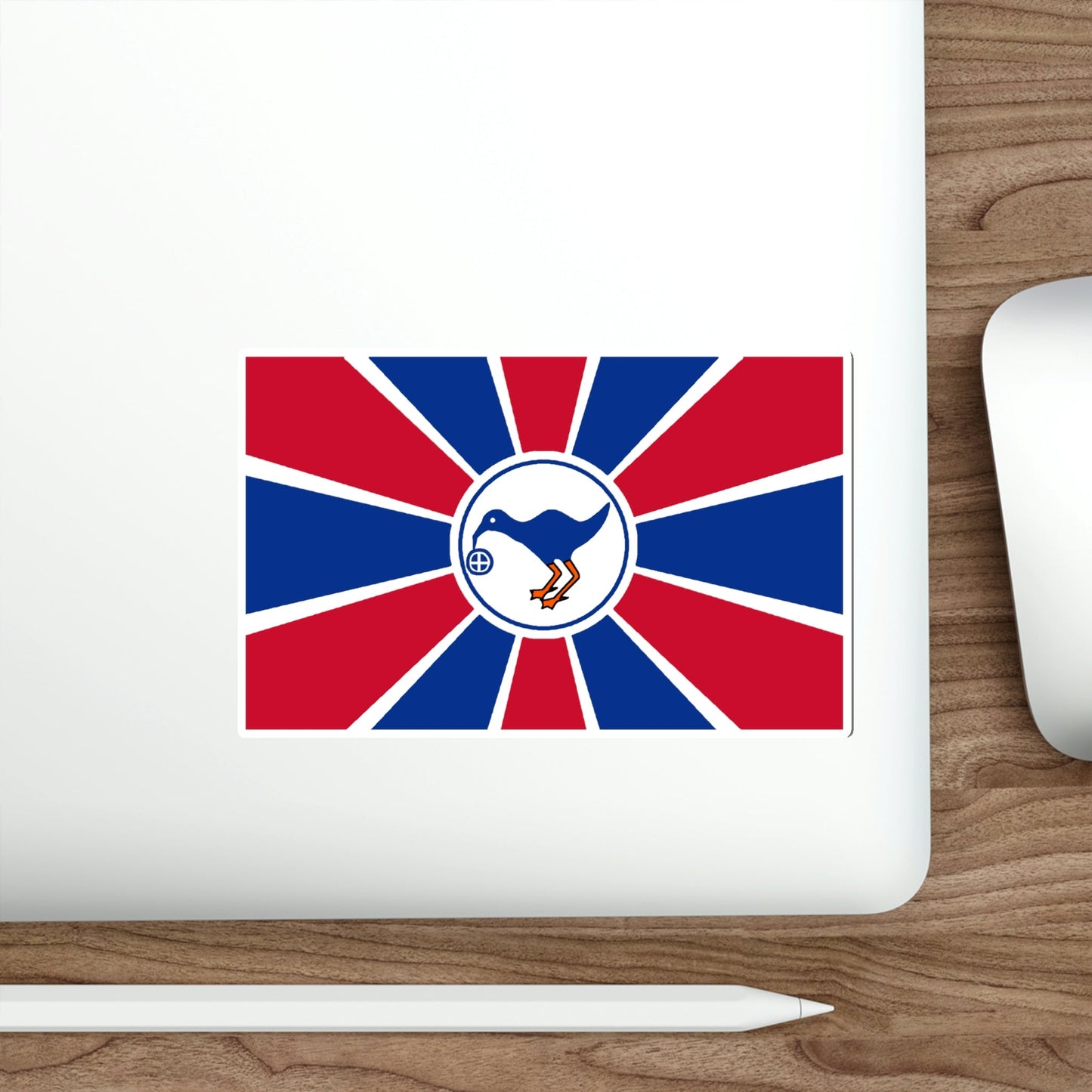 Flag of Melekeok Palau STICKER Vinyl Die-Cut Decal-The Sticker Space