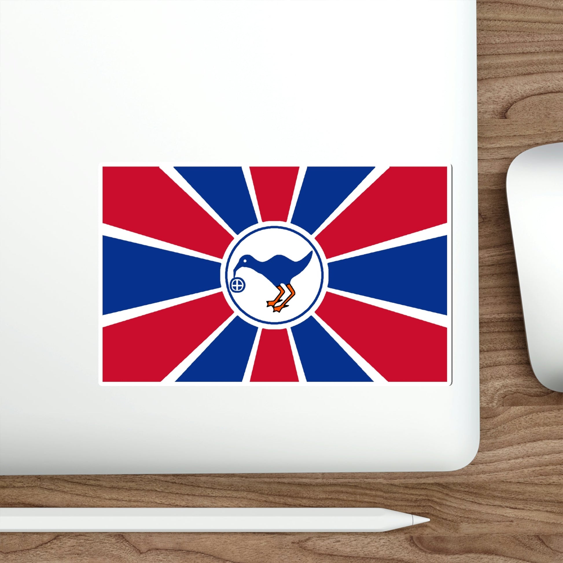 Flag of Melekeok Palau STICKER Vinyl Die-Cut Decal-The Sticker Space