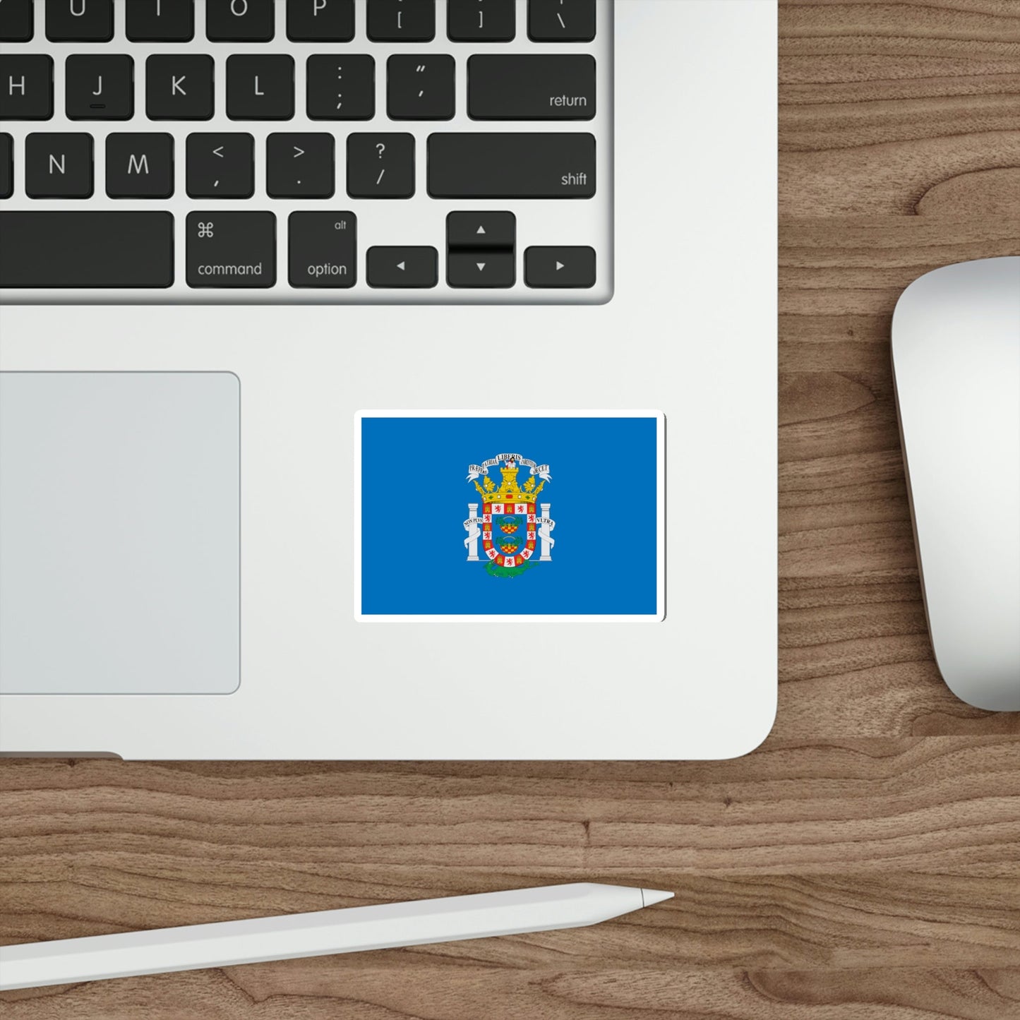 Flag of Melilla Spain STICKER Vinyl Die-Cut Decal-The Sticker Space