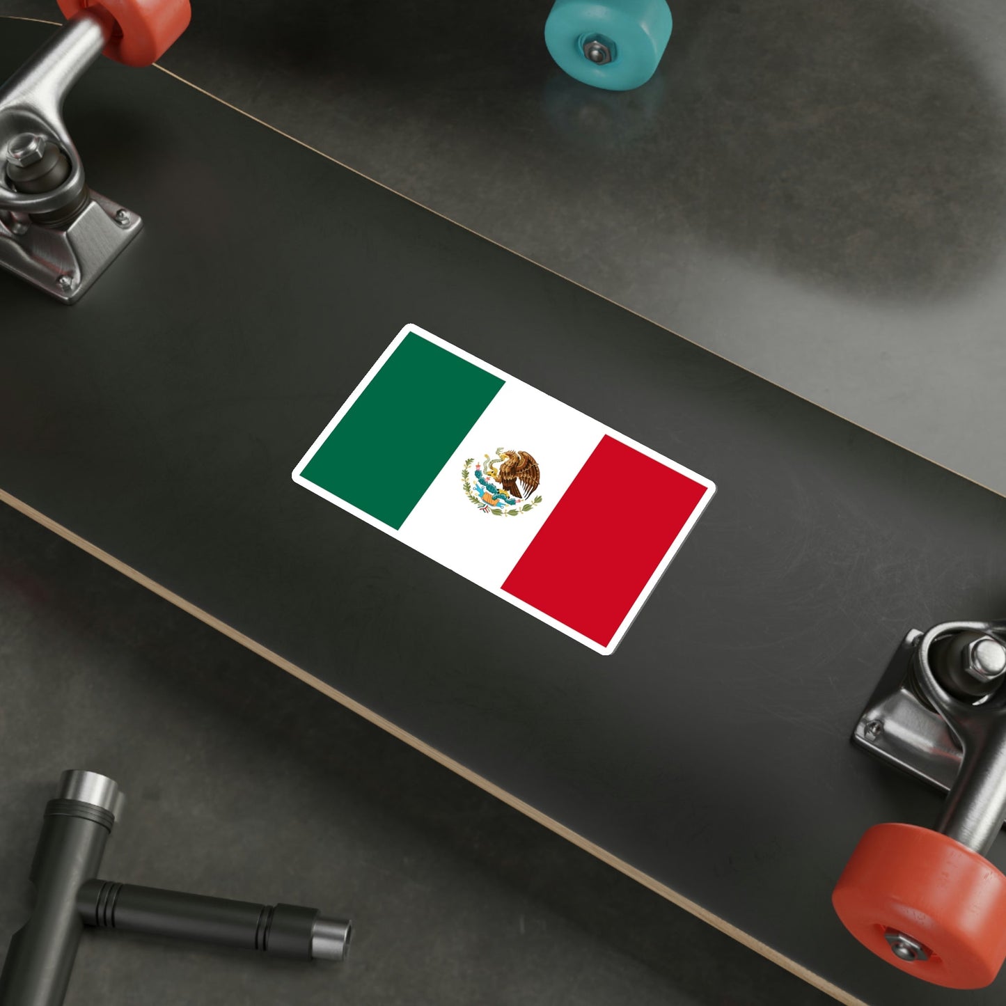 Flag of Mexico STICKER Vinyl Die-Cut Decal-The Sticker Space