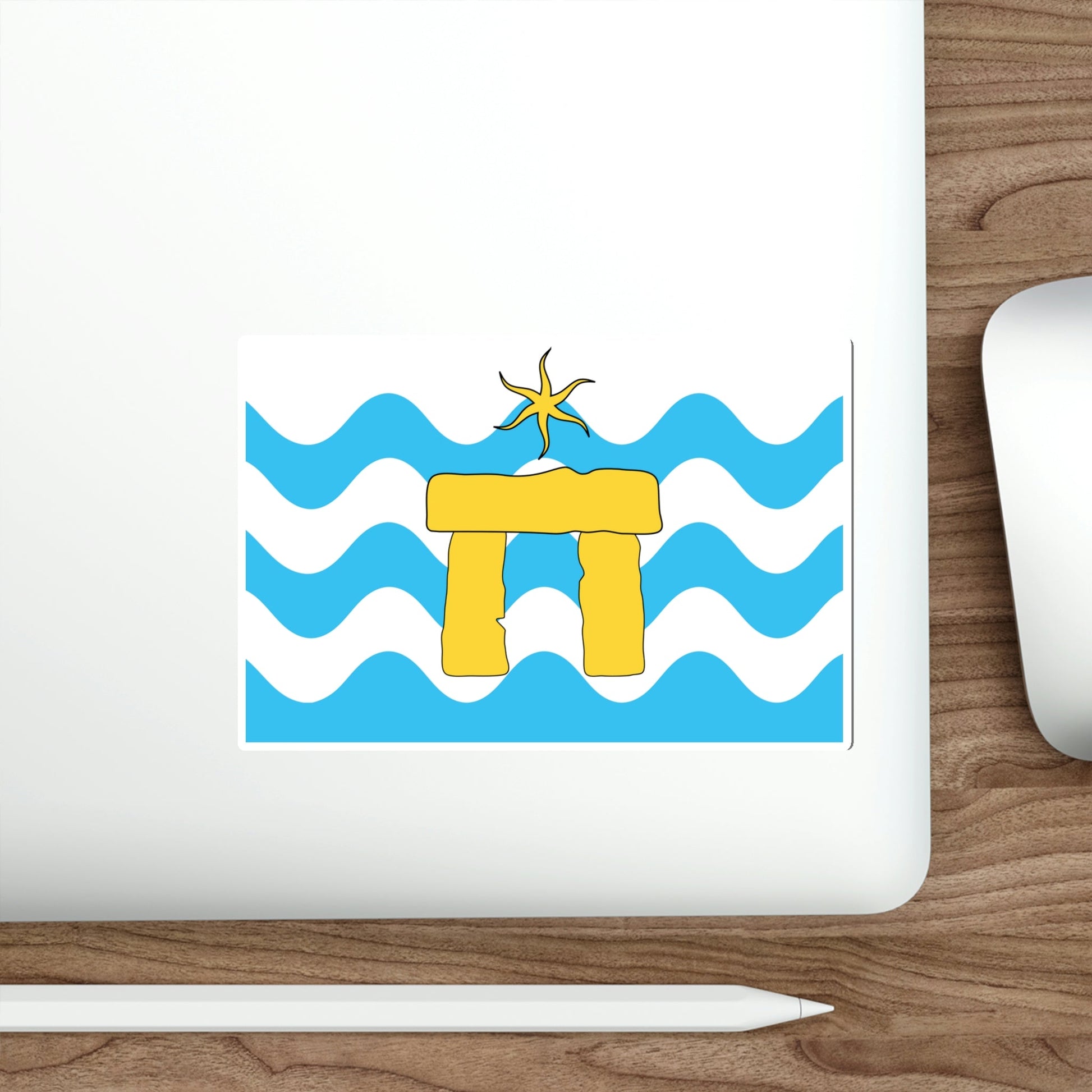 Flag of Mġarr Malta STICKER Vinyl Die-Cut Decal-The Sticker Space