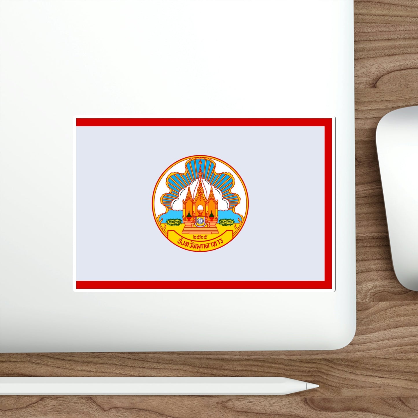 Flag of Mokdahan Province Thailand STICKER Vinyl Die-Cut Decal-The Sticker Space