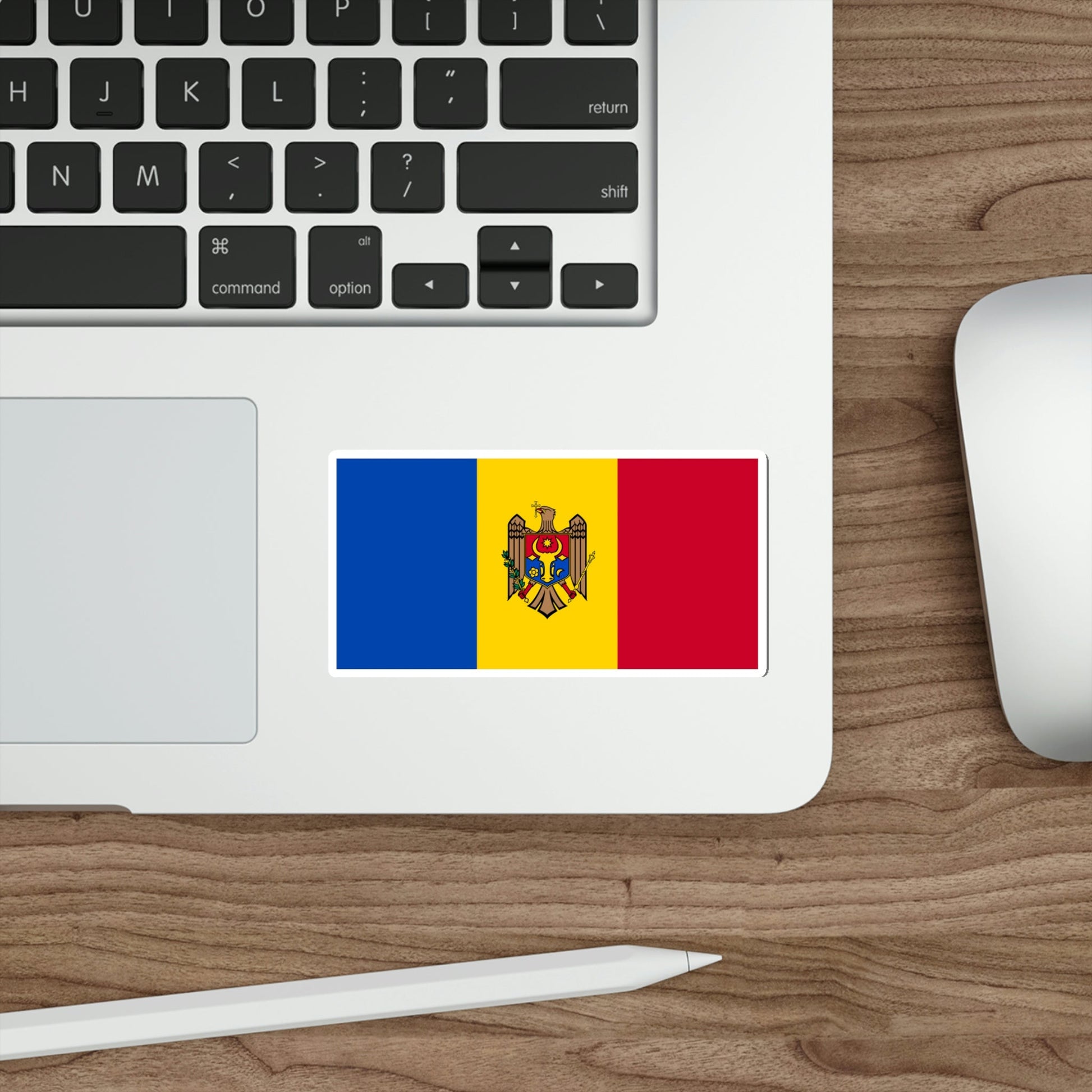 Flag of Moldova STICKER Vinyl Die-Cut Decal-The Sticker Space