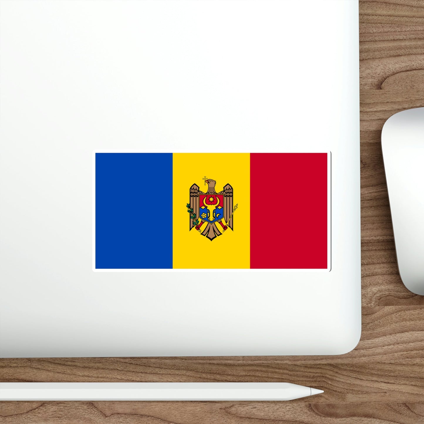 Flag of Moldova STICKER Vinyl Die-Cut Decal-The Sticker Space