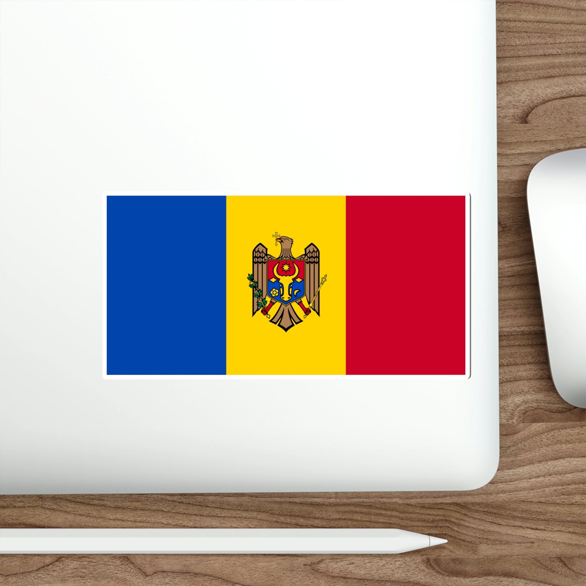 Flag of Moldova STICKER Vinyl Die-Cut Decal-The Sticker Space