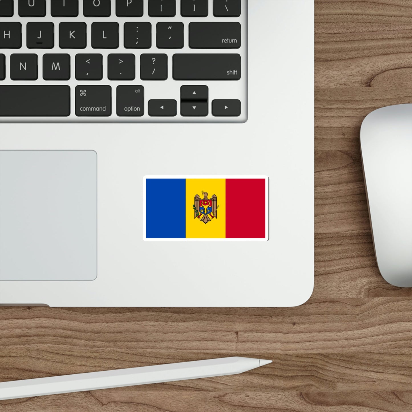 Flag of Moldova STICKER Vinyl Die-Cut Decal-The Sticker Space