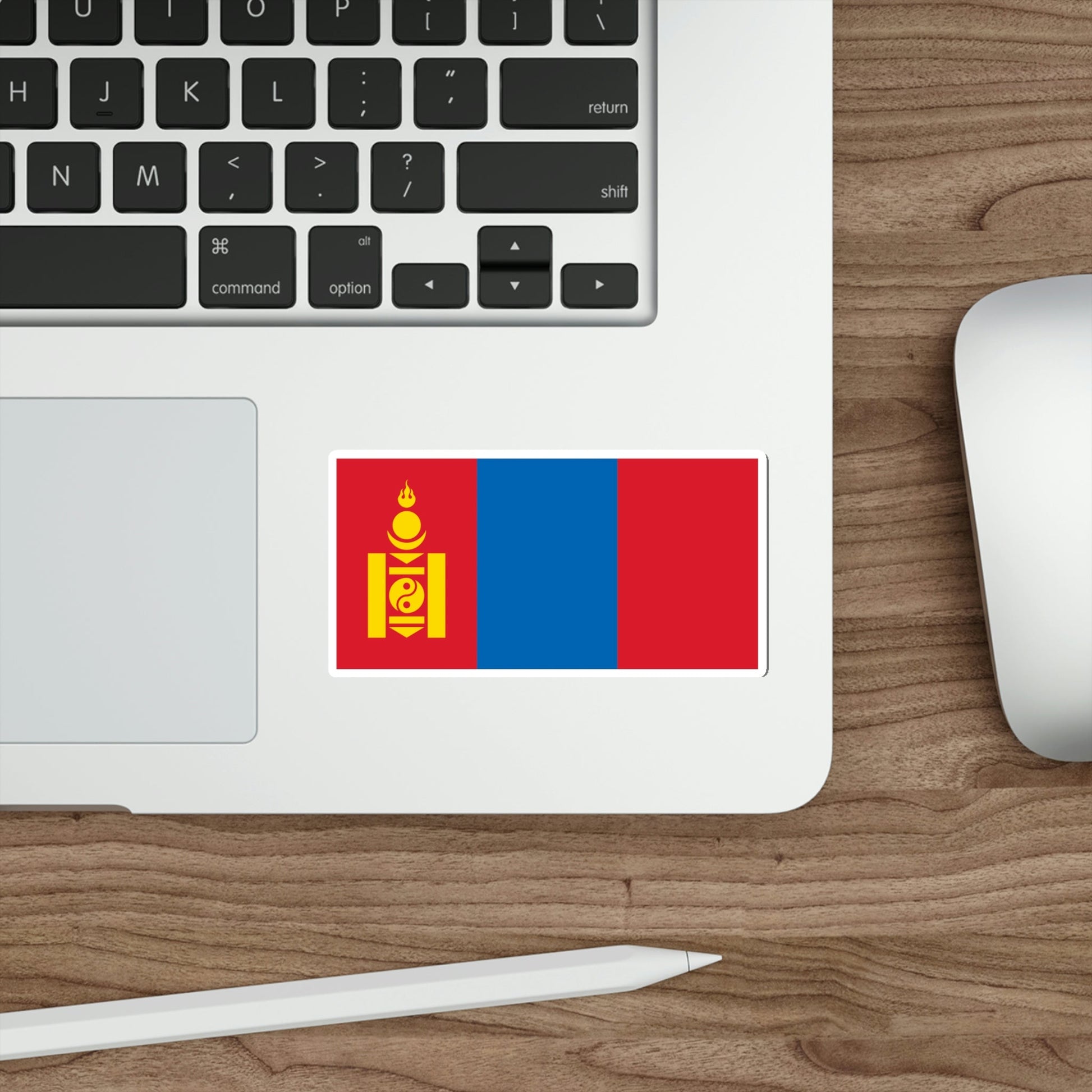 Flag of Mongolia STICKER Vinyl Die-Cut Decal-The Sticker Space