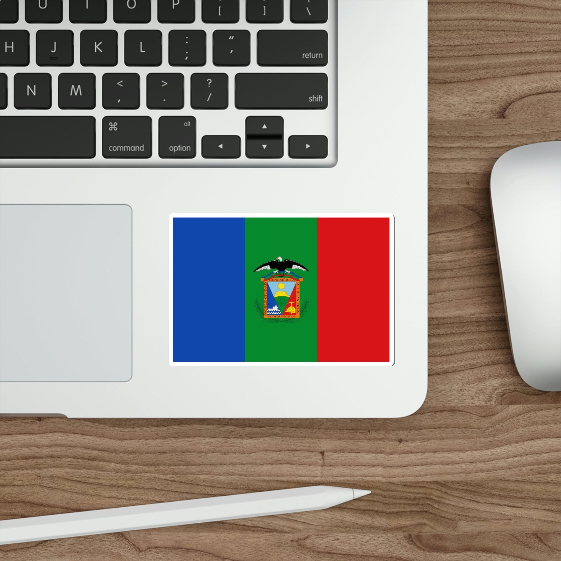 Flag of Moquegua capital of the Moquegua Region Peru STICKER Vinyl Die-Cut Decal-The Sticker Space