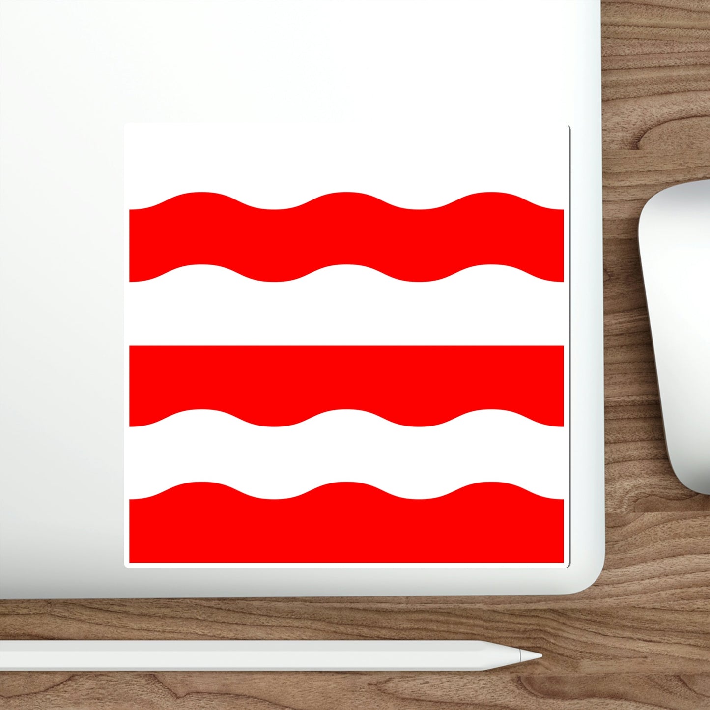 Flag of Morges Switzerland STICKER Vinyl Die-Cut Decal-The Sticker Space