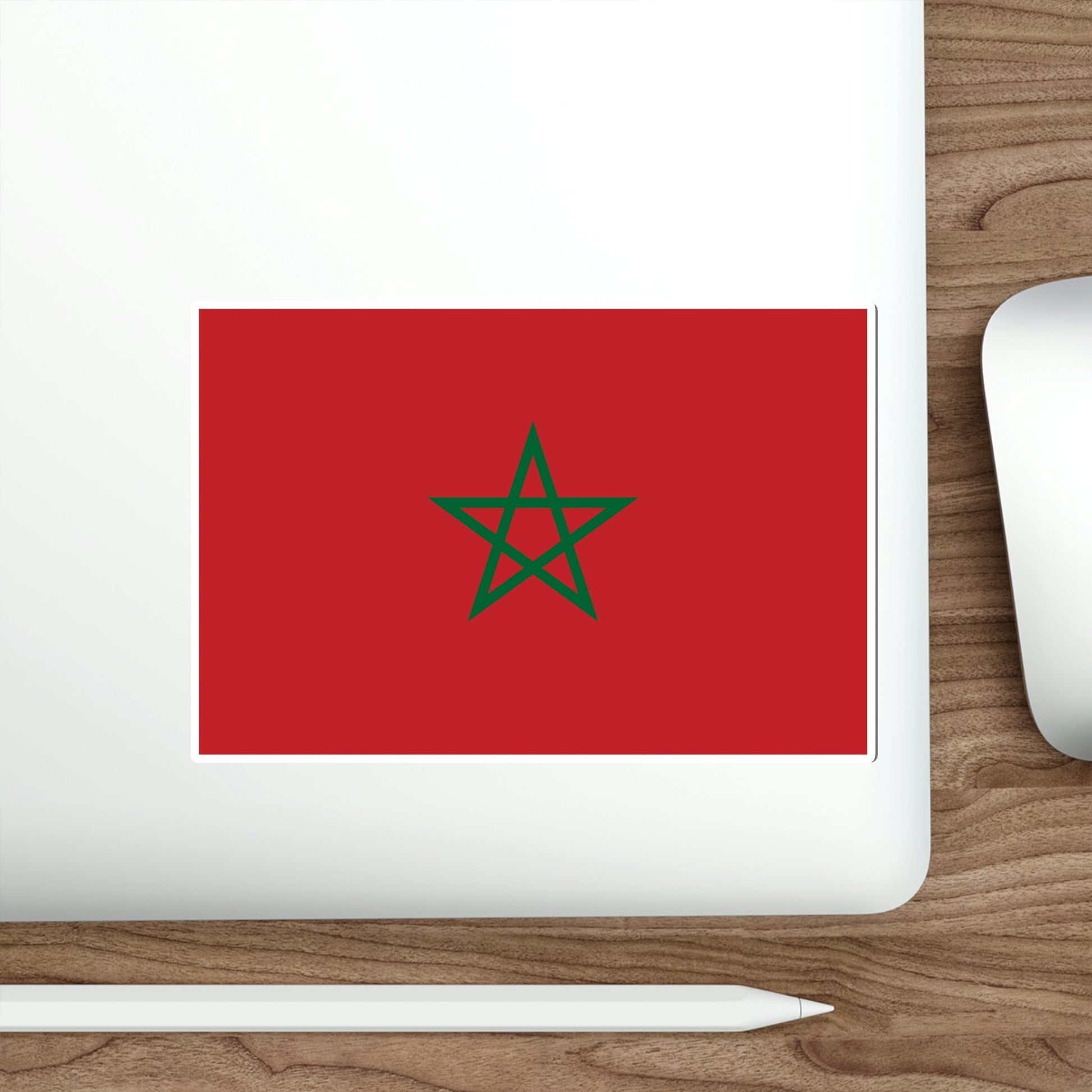 Flag of Morocco STICKER Vinyl Die-Cut Decal-The Sticker Space