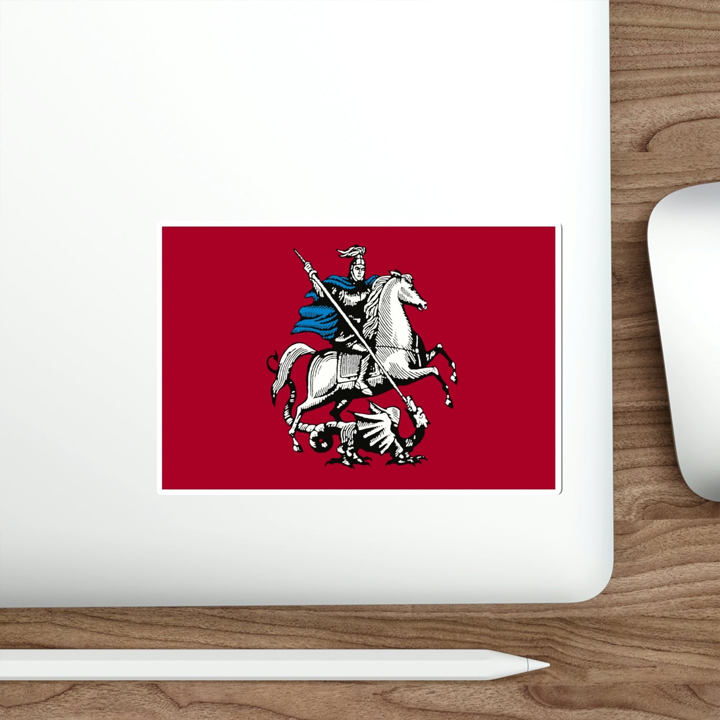 Flag of Moscow Russia STICKER Vinyl Die-Cut Decal-The Sticker Space