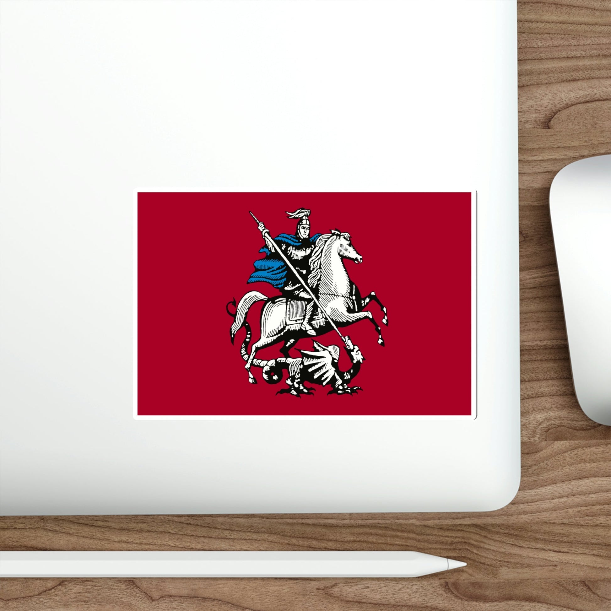 Flag of Moscow Russia STICKER Vinyl Die-Cut Decal-The Sticker Space