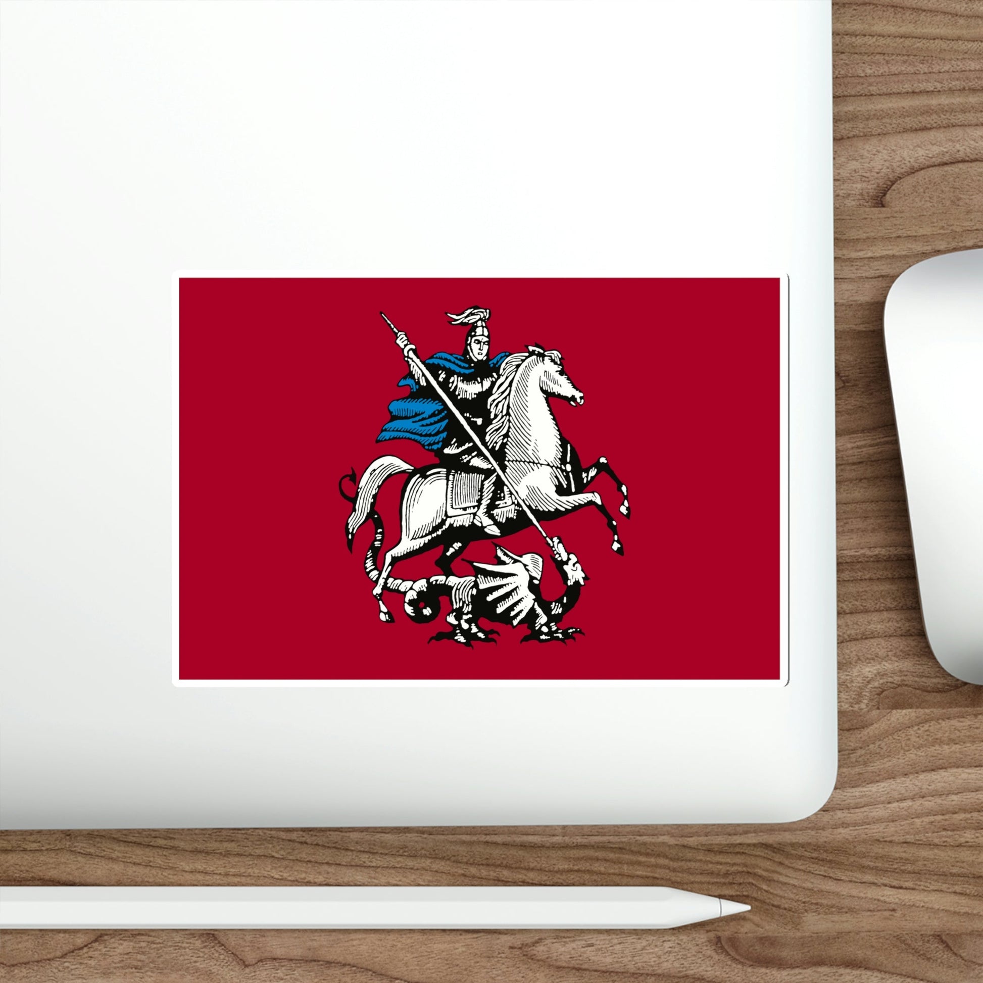 Flag of Moscow Russia STICKER Vinyl Die-Cut Decal-The Sticker Space