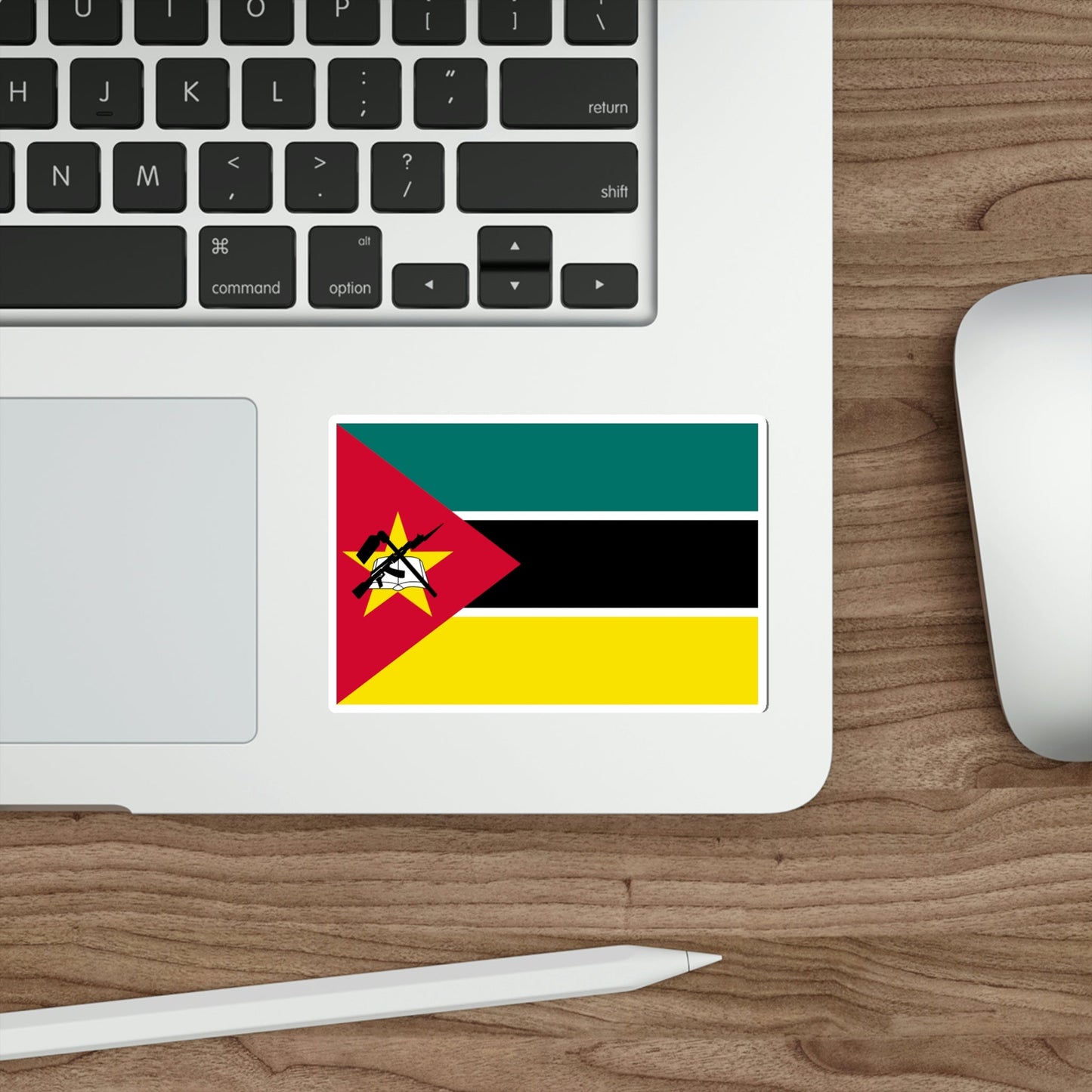 Flag of Mozambique STICKER Vinyl Die-Cut Decal-The Sticker Space