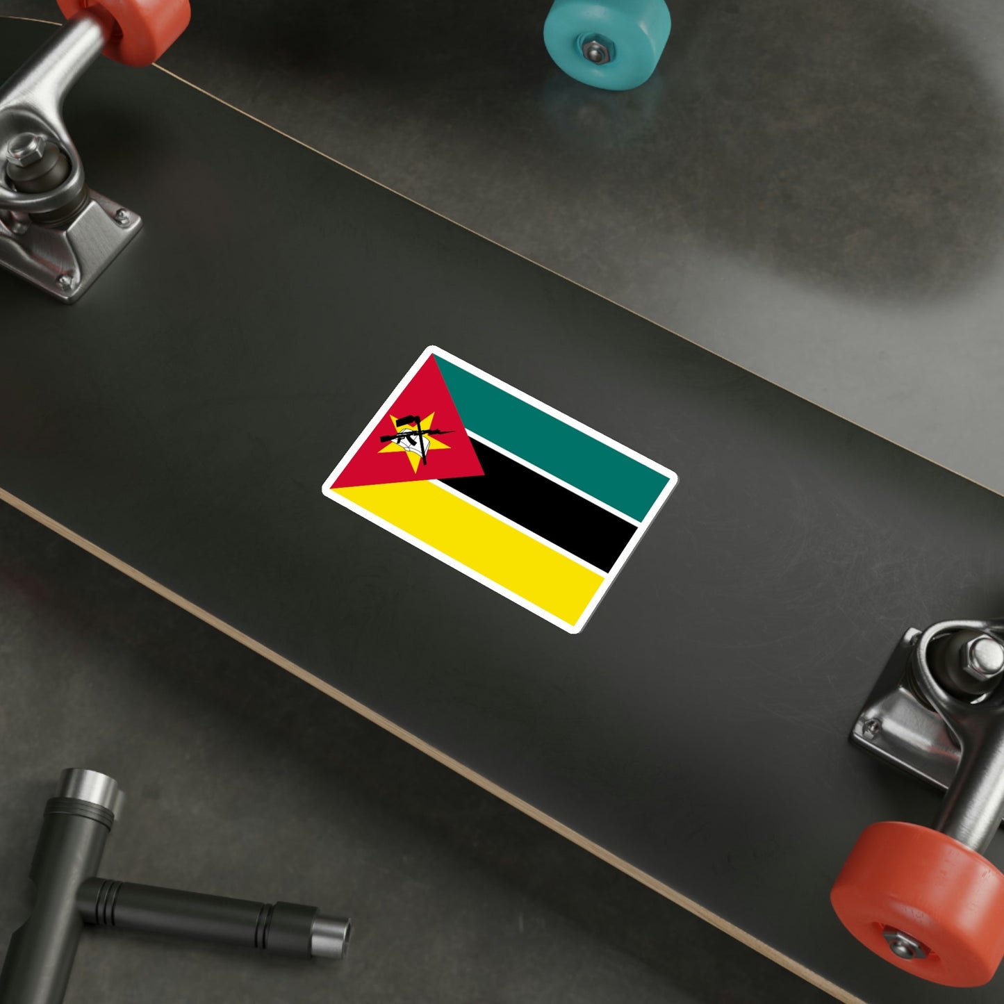 Flag of Mozambique STICKER Vinyl Die-Cut Decal-The Sticker Space