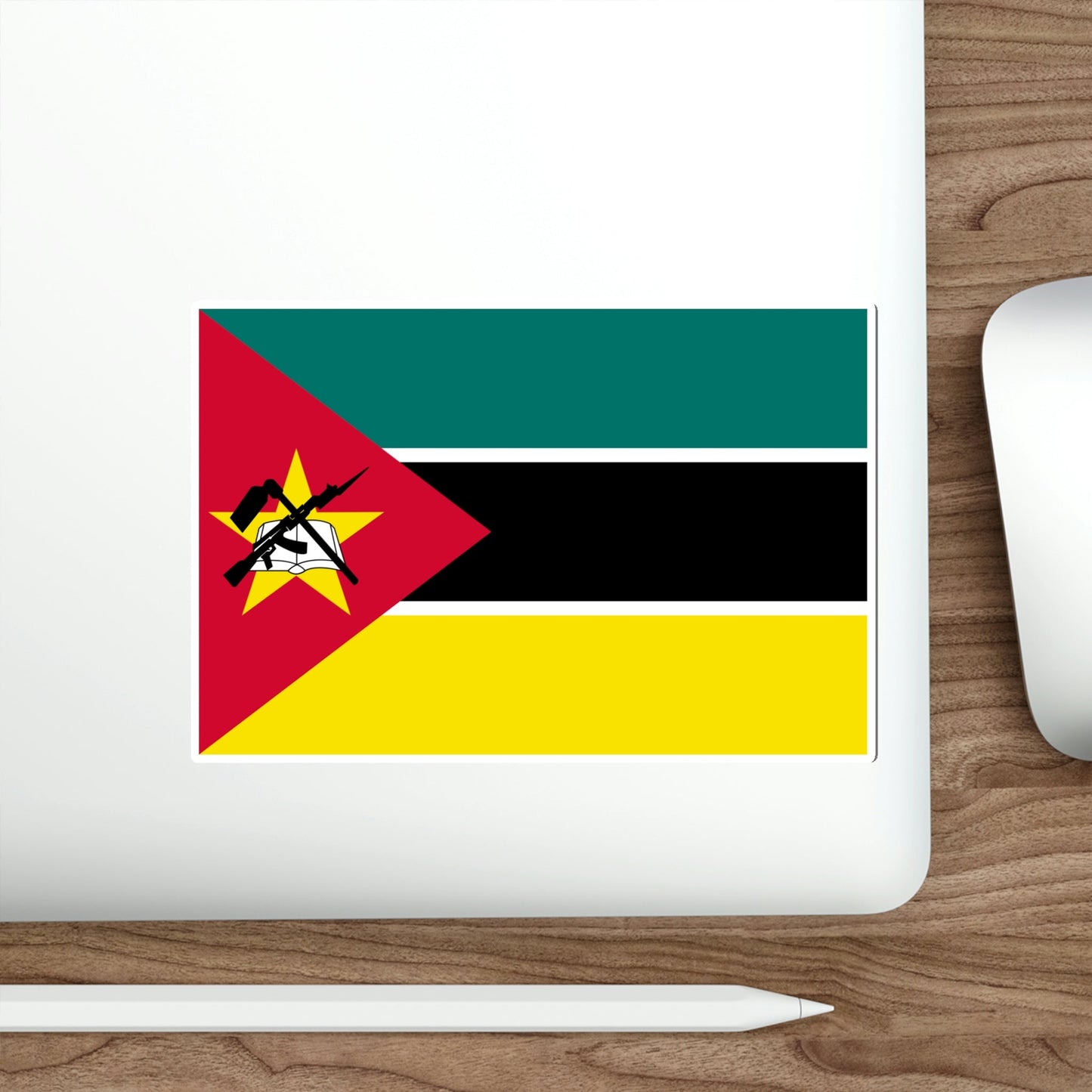 Flag of Mozambique STICKER Vinyl Die-Cut Decal-The Sticker Space