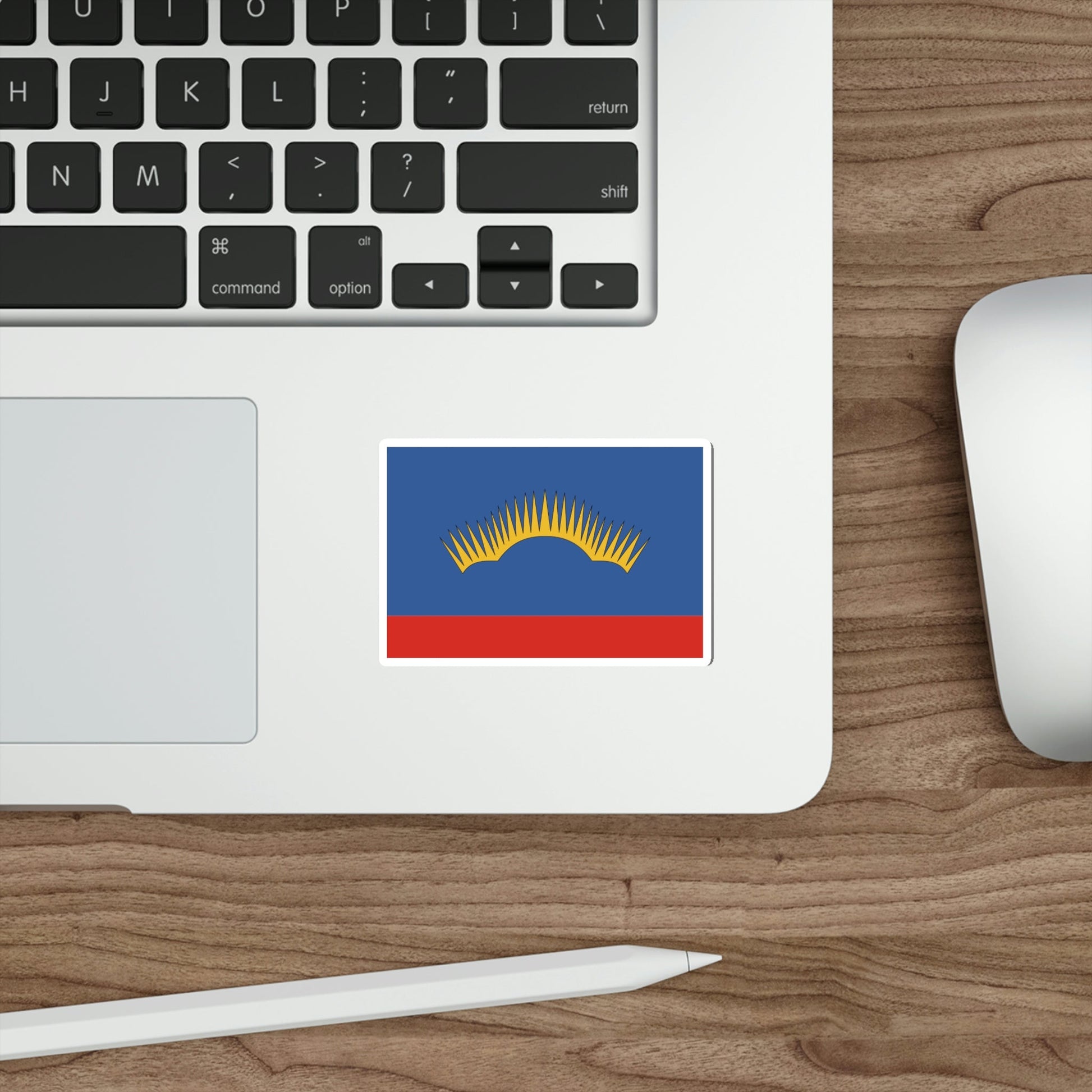 Flag of Murmansk Oblast Russia STICKER Vinyl Die-Cut Decal-The Sticker Space