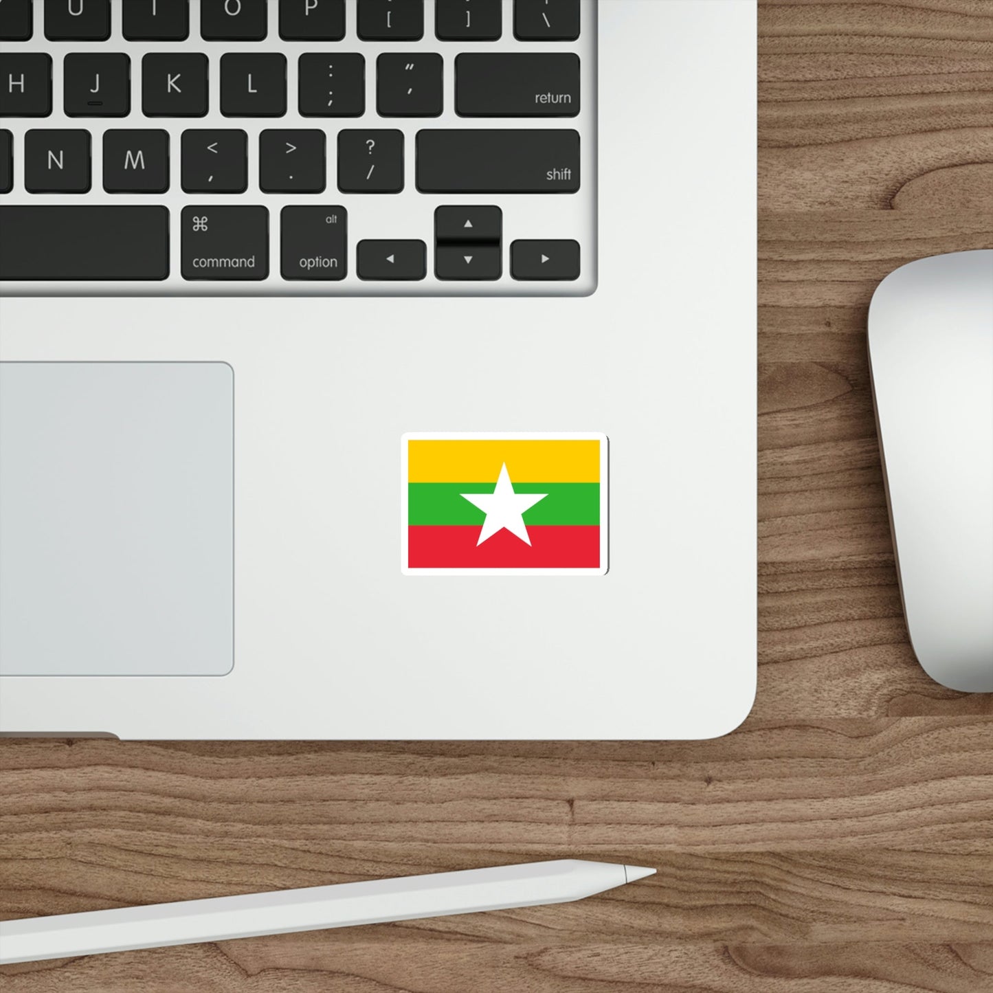 Flag of Myanmar STICKER Vinyl Die-Cut Decal-The Sticker Space