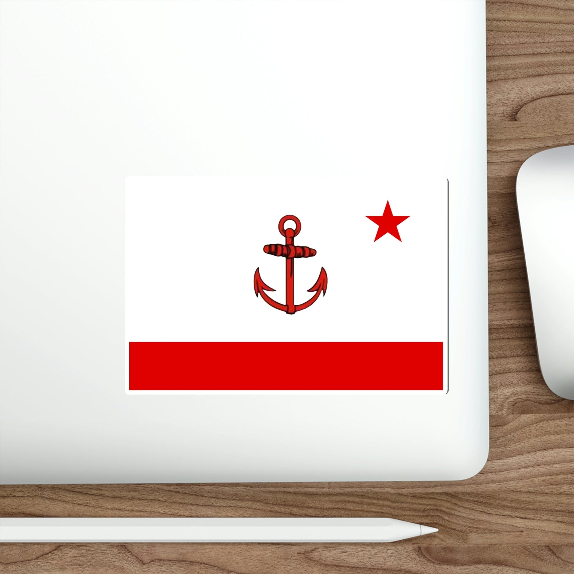 Flag of Naval Base Commander of Cuba STICKER Vinyl Die-Cut Decal-The Sticker Space