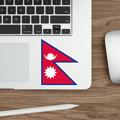 Flag of Nepal STICKER Vinyl Die-Cut Decal-The Sticker Space