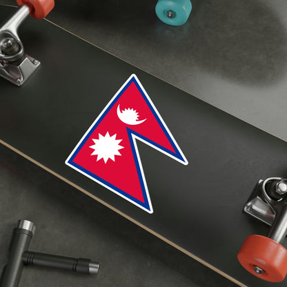 Flag of Nepal STICKER Vinyl Die-Cut Decal-The Sticker Space