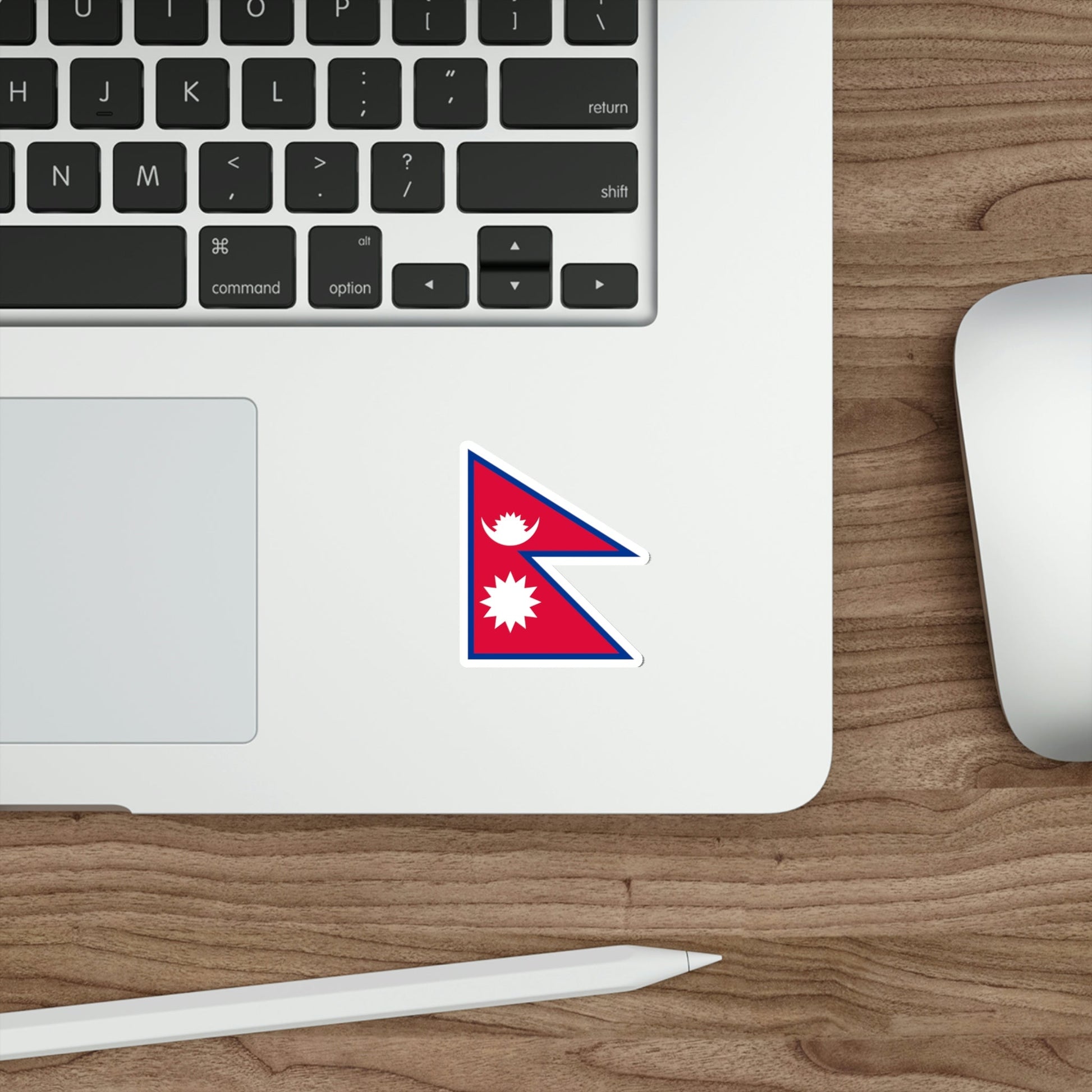 Flag of Nepal STICKER Vinyl Die-Cut Decal-The Sticker Space