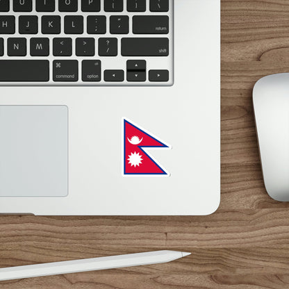 Flag of Nepal STICKER Vinyl Die-Cut Decal-The Sticker Space