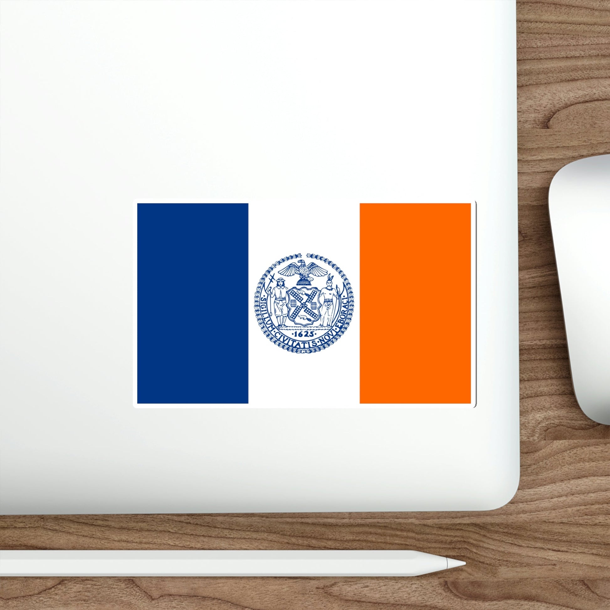 Flag of New York City USA STICKER Vinyl Die-Cut Decal-The Sticker Space