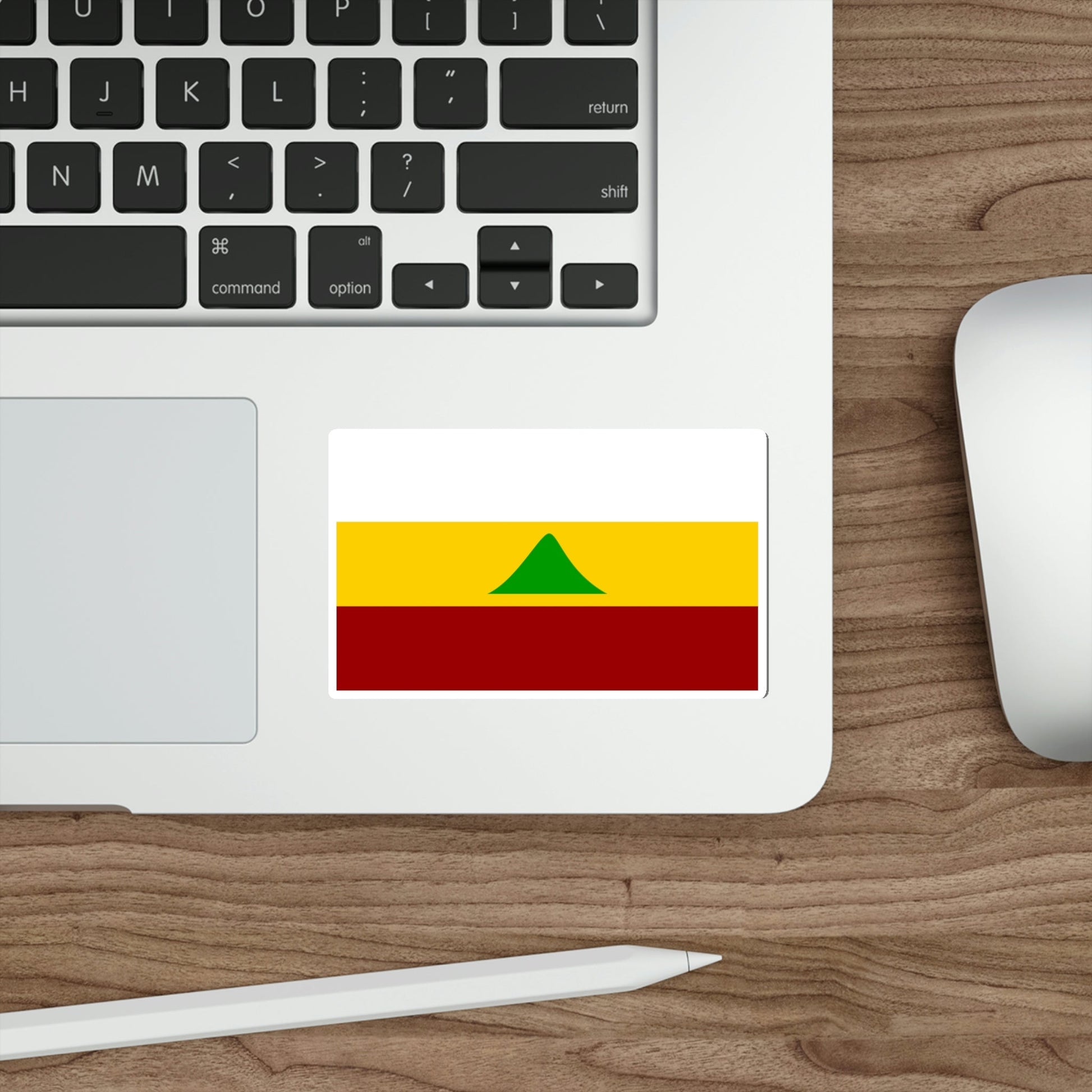 Flag of Nicaragua (1852) STICKER Vinyl Die-Cut Decal-The Sticker Space