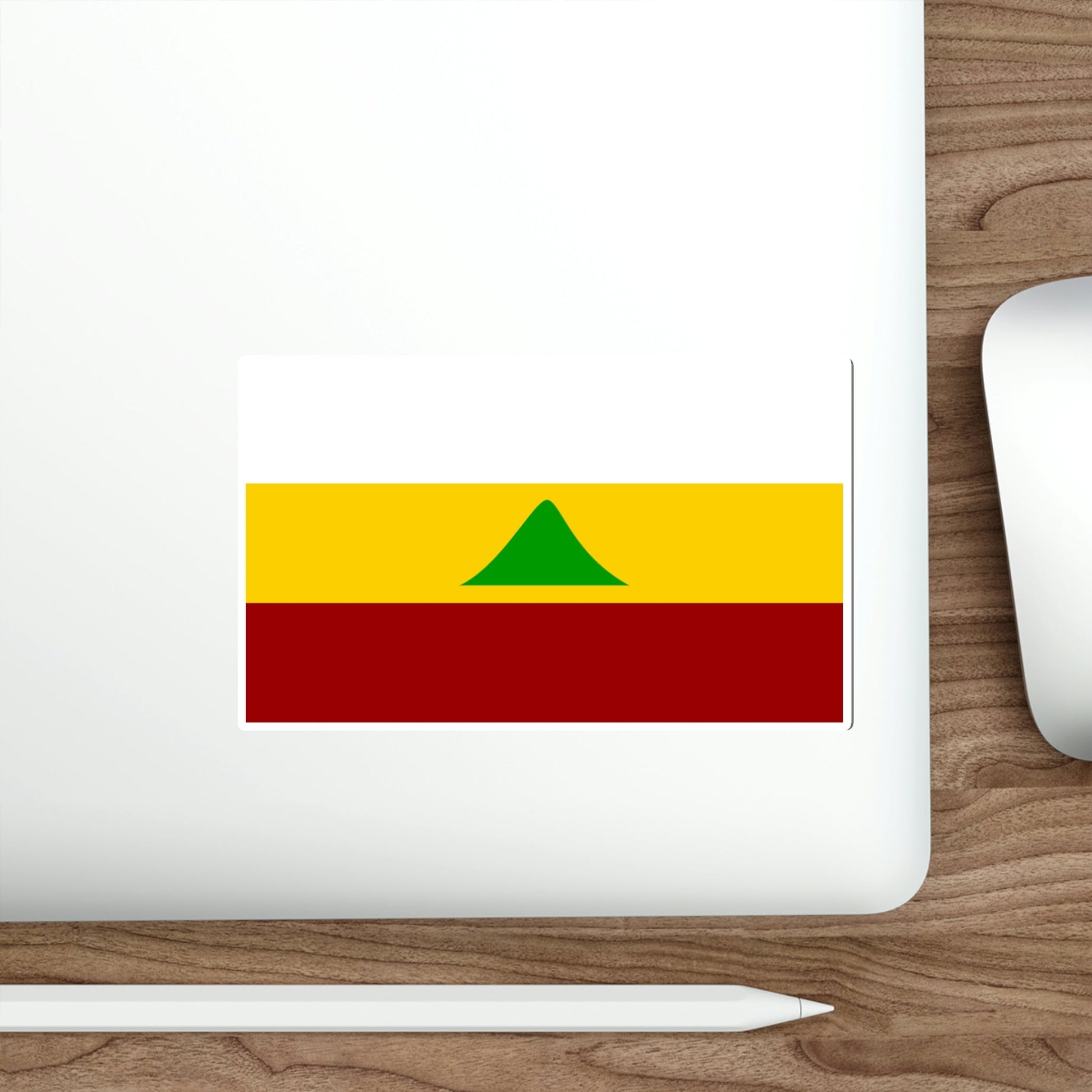 Flag of Nicaragua (1852) STICKER Vinyl Die-Cut Decal-The Sticker Space