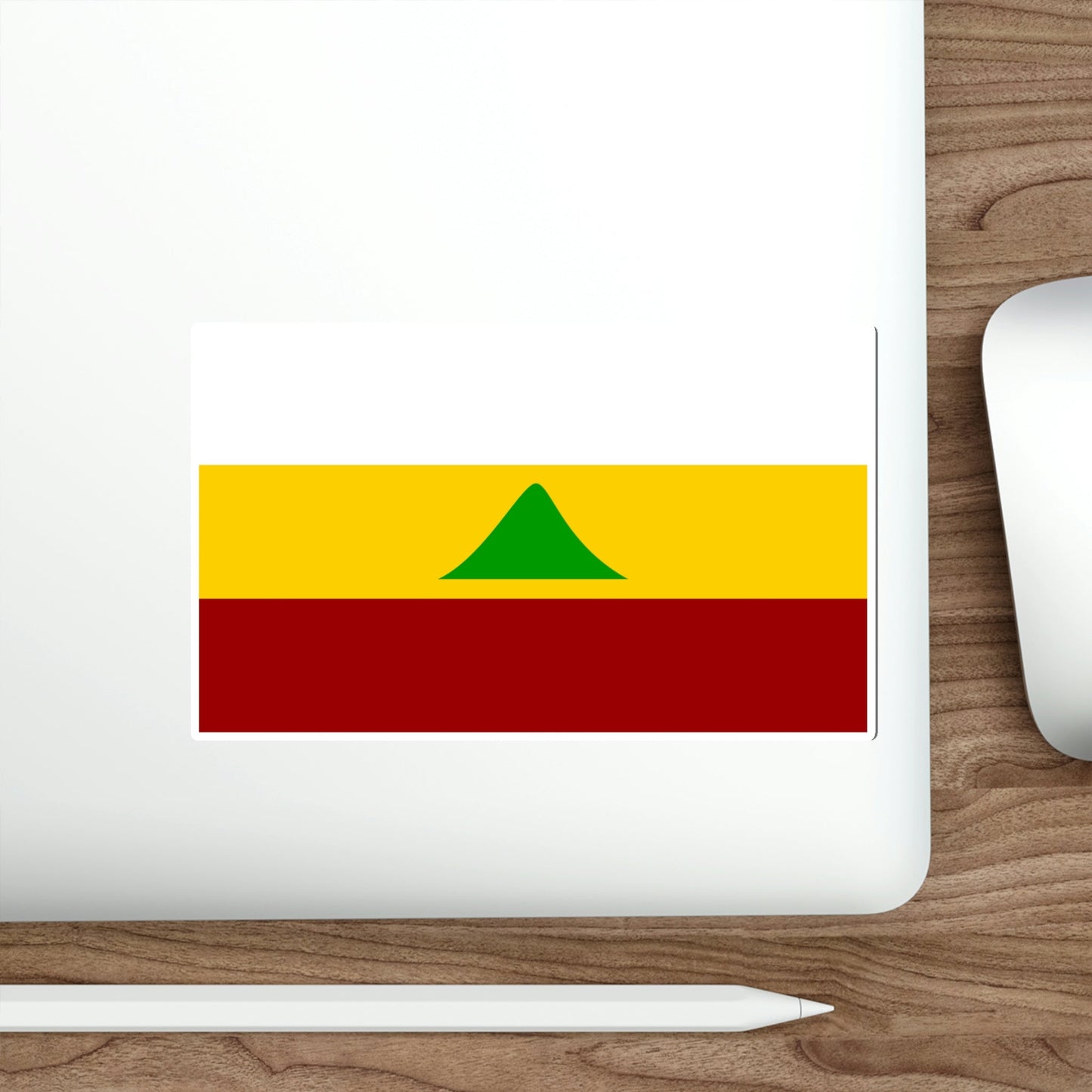 Flag of Nicaragua (1852) STICKER Vinyl Die-Cut Decal-The Sticker Space