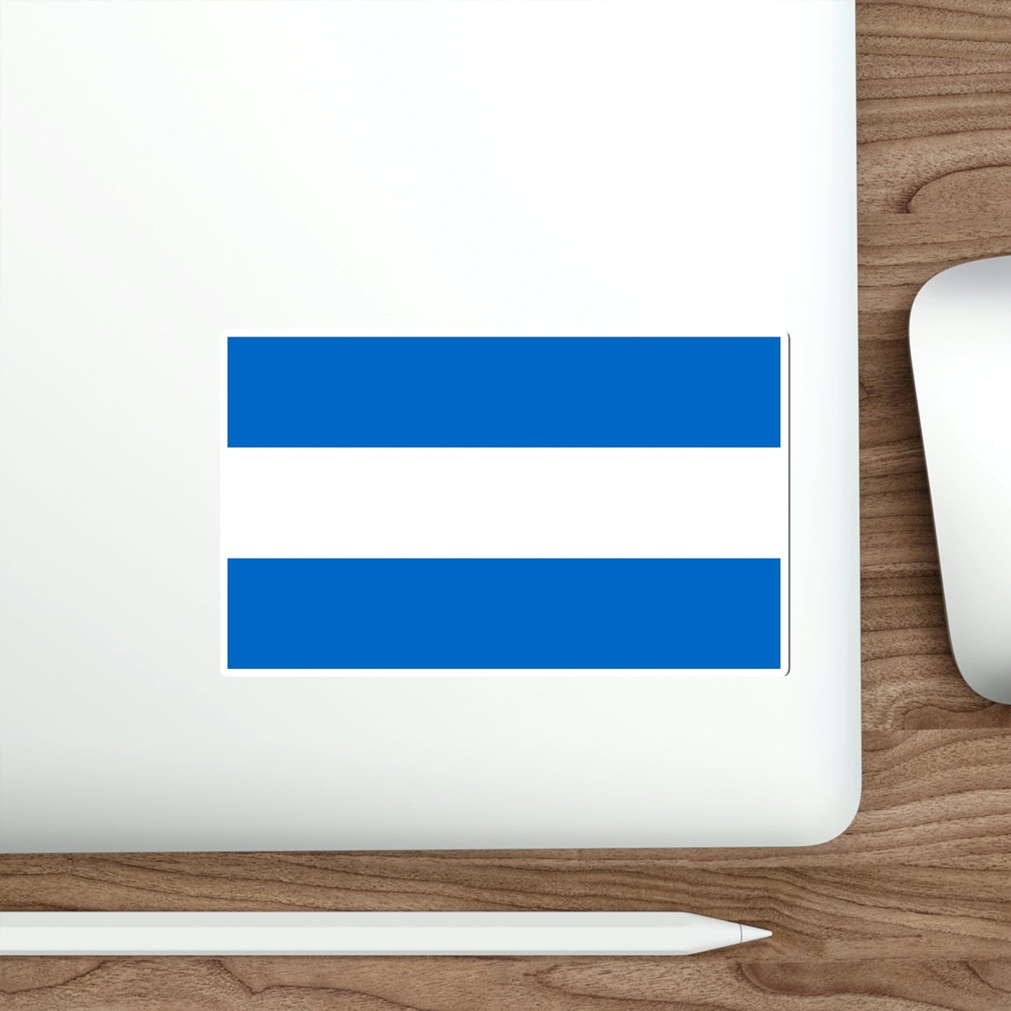 Flag of Nicaragua (1858-1889 and 1893-1896) STICKER Vinyl Die-Cut Decal-The Sticker Space