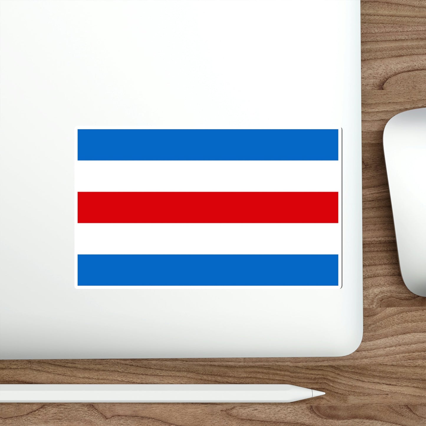 Flag of Nicaragua (1889–1893) STICKER Vinyl Die-Cut Decal-The Sticker Space