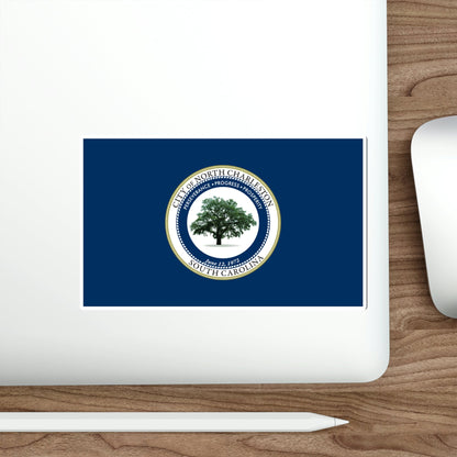 Flag of North Charleston South Carolina USA STICKER Vinyl Die-Cut Decal-The Sticker Space