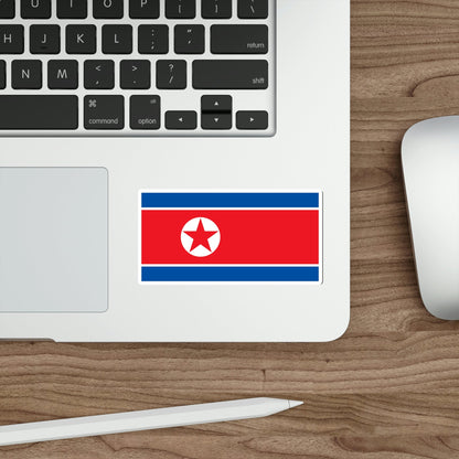 Flag of North Korea STICKER Vinyl Die-Cut Decal-The Sticker Space