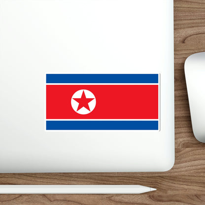 Flag of North Korea STICKER Vinyl Die-Cut Decal-The Sticker Space